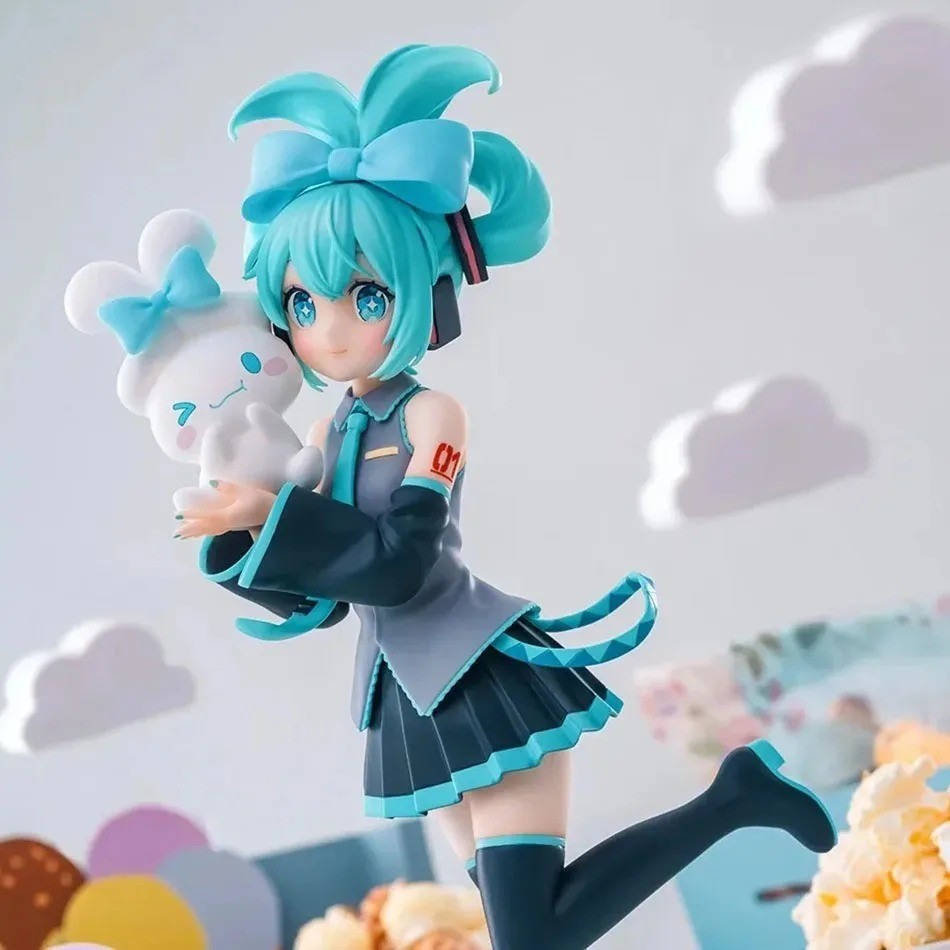 21CM Hatsune Miku x Cinnamoroll Figure – Cute Anime Collectible Gift Toy 21CM Hatsune Miku x Cinnamoroll Figure – Cute Anime Collectible Gift Toy