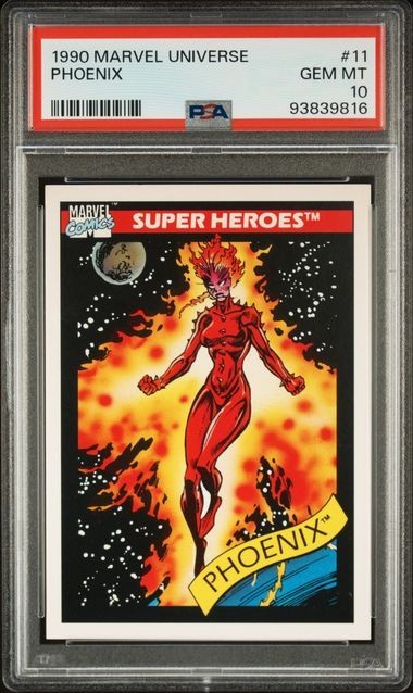 1990 Impel Marvel Universe Phoenix #11 PSA 10 1990 Impel Marvel Universe Phoenix #11 PSA 10