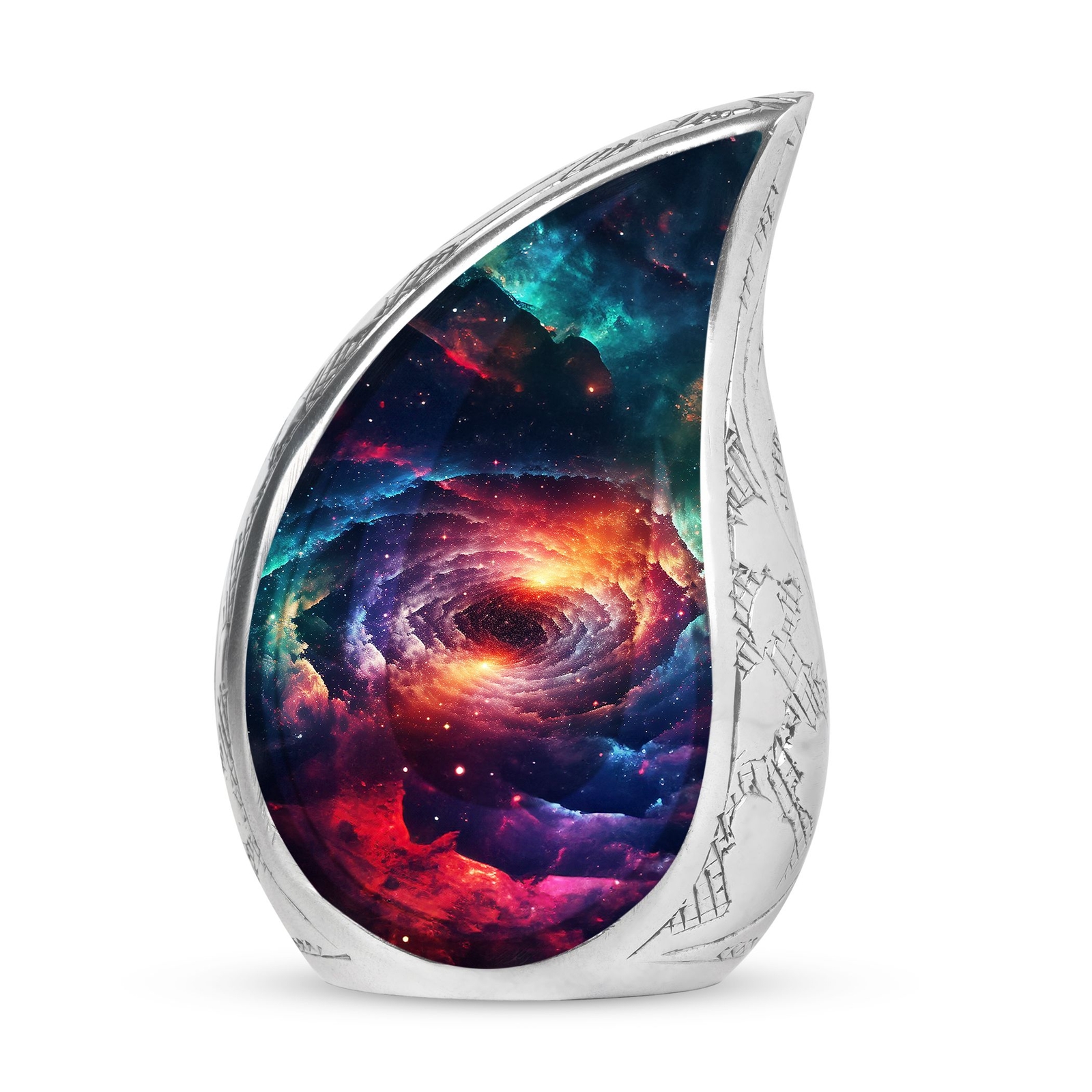 Galaxy Cremation Keepsakes For Ashes - Teardrop Cremation Urn For Ashes