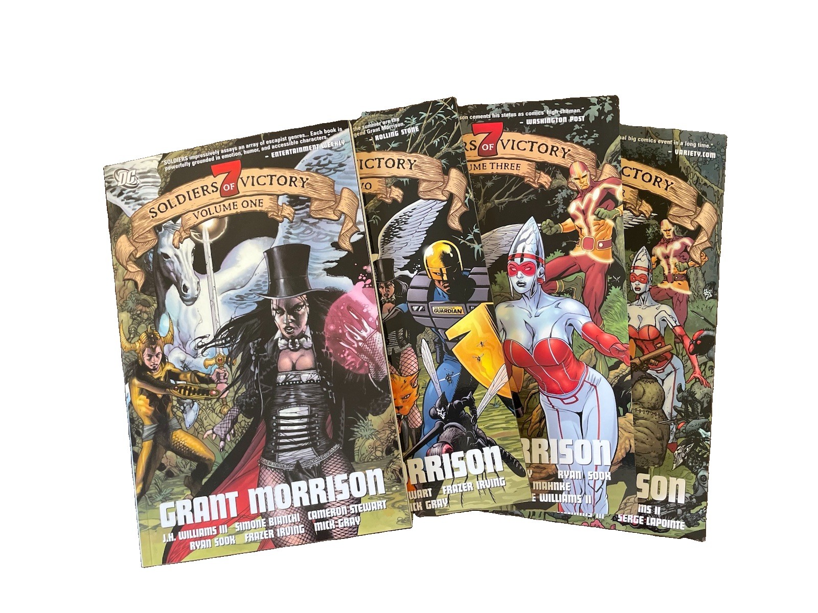 Seven Soldiers of Victory by Grant Morrison (Volumes 1-4 Paperback)