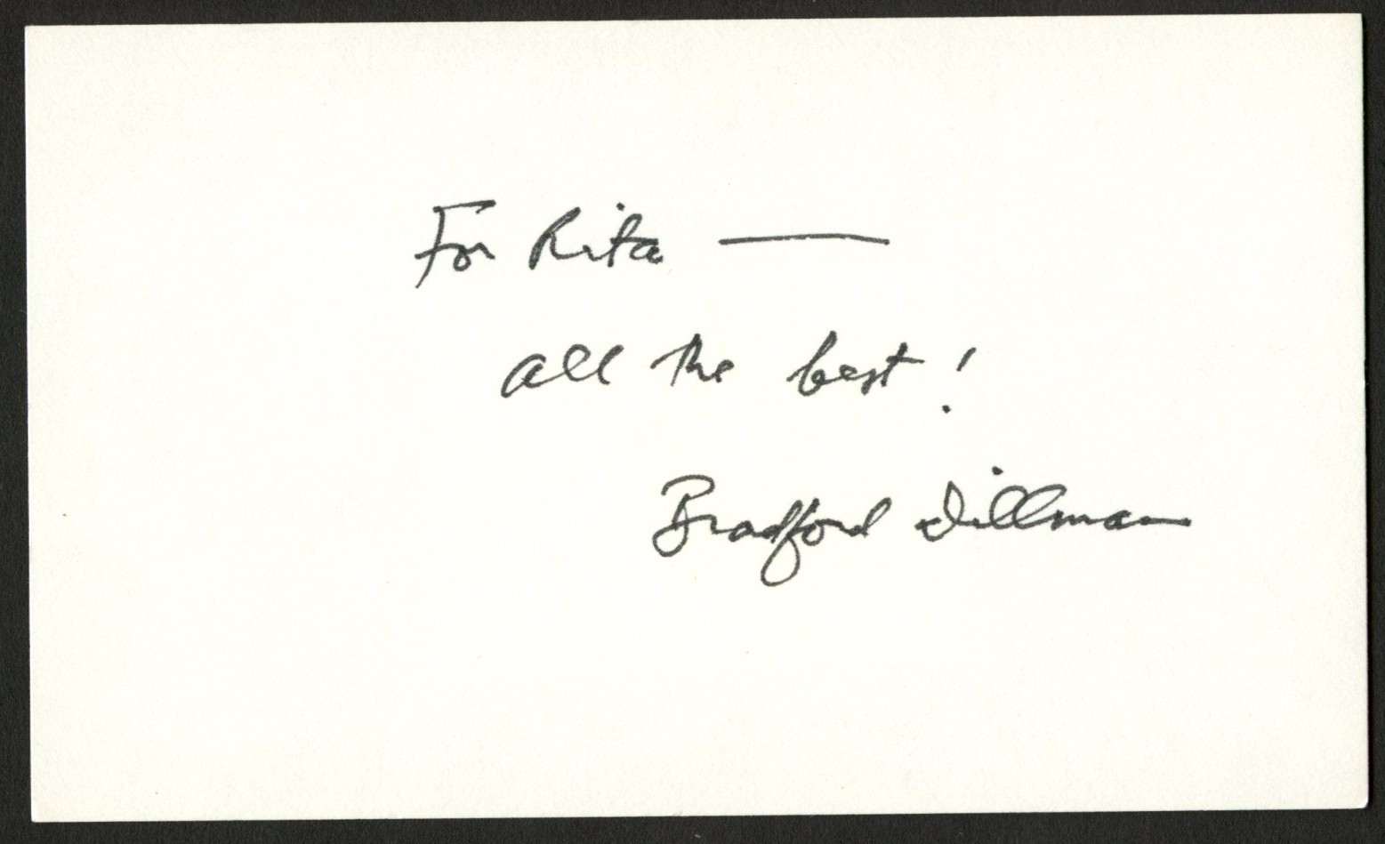 Bradford Dillman d2018 signed autograph 3x5 card Actor Compulsion R187 Bradford Dillman d2018 signed autograph 3x5 card Actor Compulsion R187
