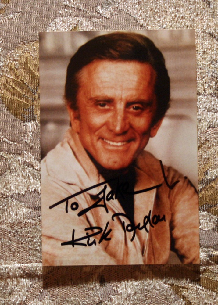 Kirk Douglas, Original Signed, Excellent Photo