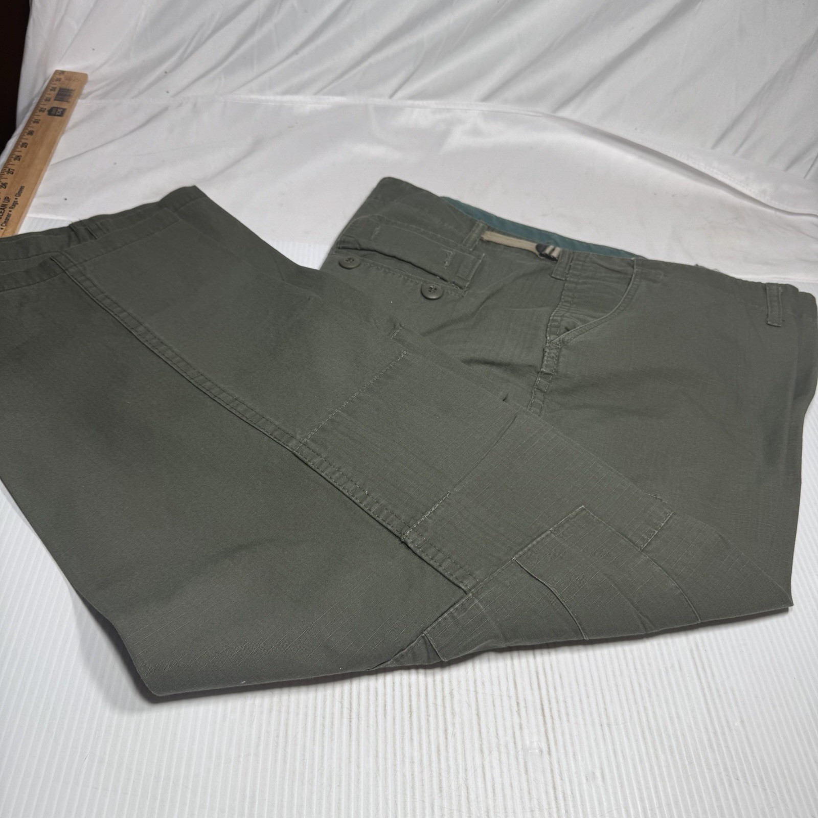 Vintage 1960s US Mil. Cotton Ripstop Cargo Trousers Sz XL - #3 Vintage 1960s US Mil. Cotton Ripstop Cargo Trousers Sz XL - #3