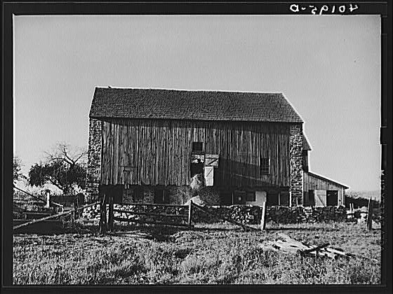Photo:Barto Pennsylvania PA Berks County 1938 Farm Barn Rural House FSA