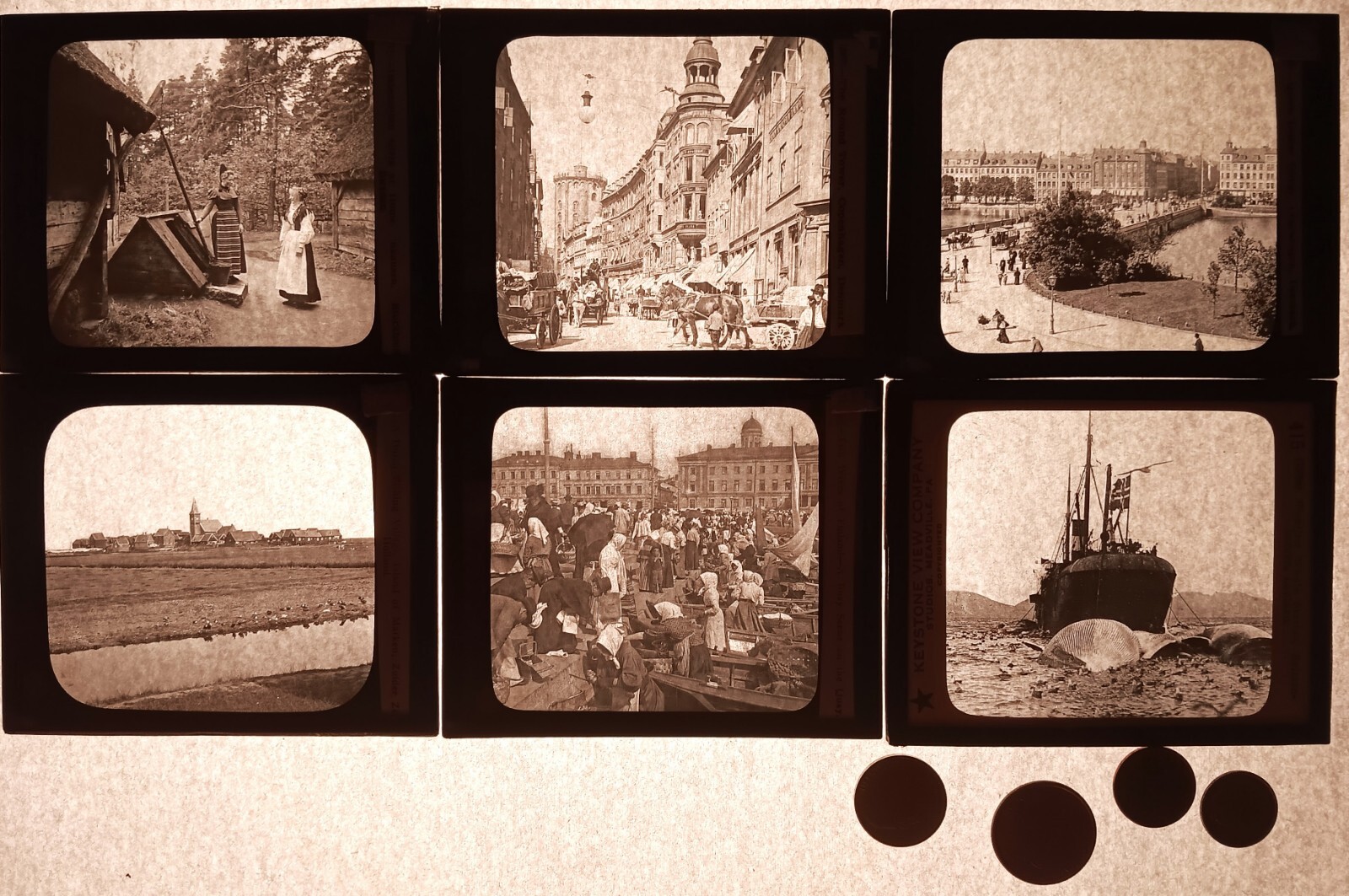 6 NORWAY SWEDEN DENMARK FINLAND whaling vtg antique glass magic lantern slide 6 NORWAY SWEDEN DENMARK FINLAND whaling vtg antique glass magic lantern slide