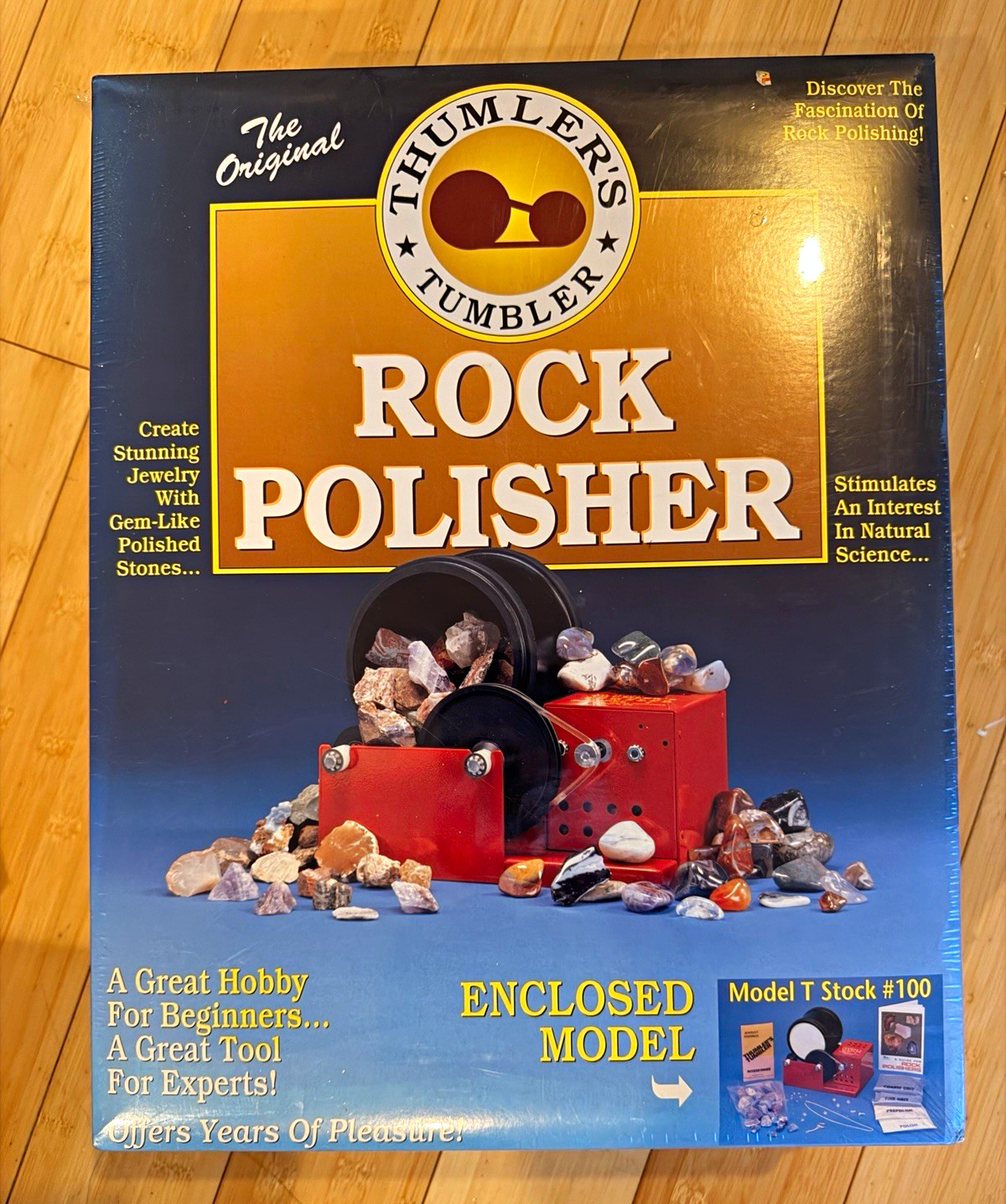 Thumler's Tumbler Rock Polisher Enclosed Model T, Stock #100, unopened