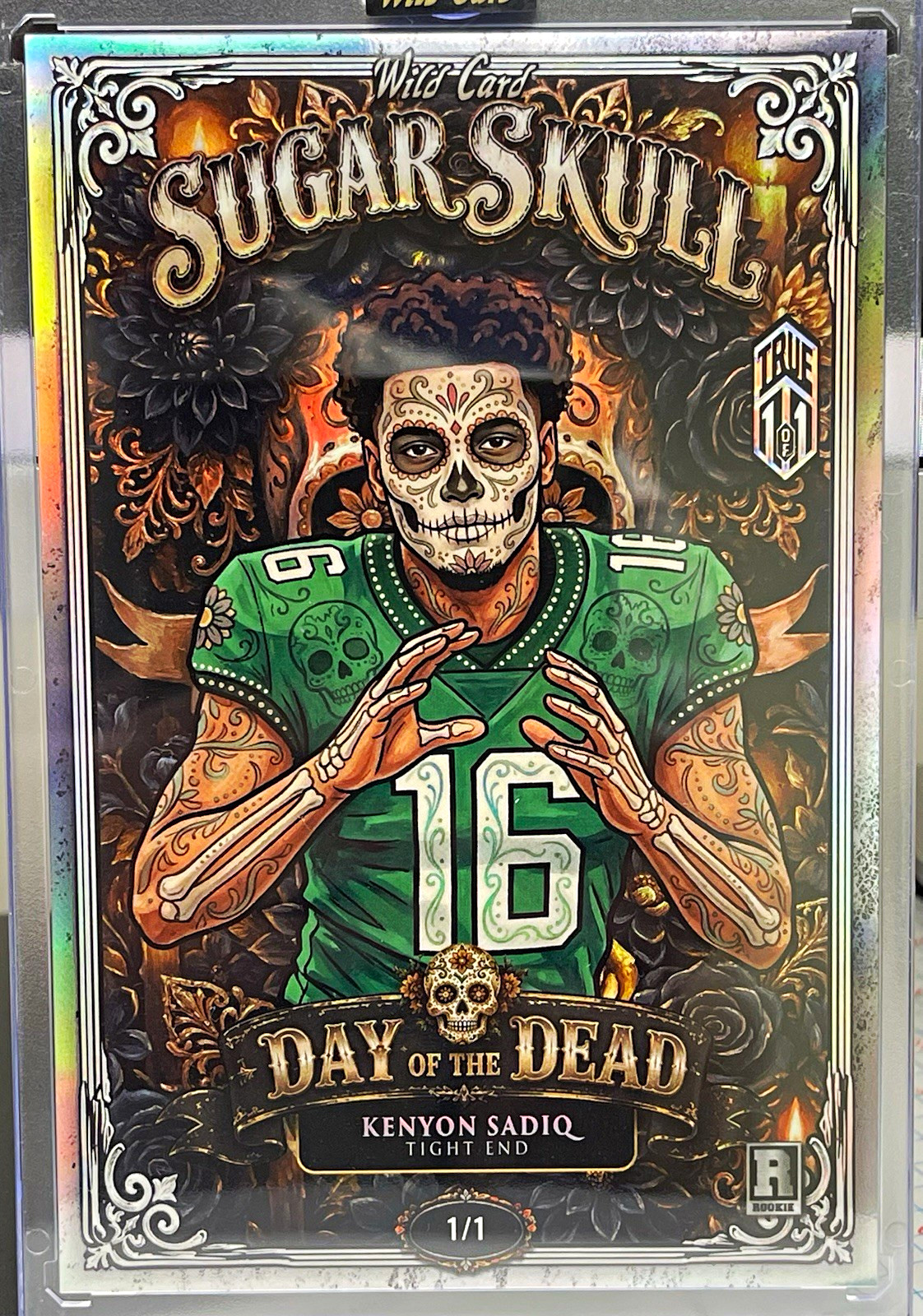 Wild Card 2026 Sugar Skull Day of the Dead Kenyon Sadiq SST1a1-KS2 1/1 RC Wild Card 2026 Sugar Skull Day of the Dead Kenyon Sadiq SST1a1-KS2 1/1 RC