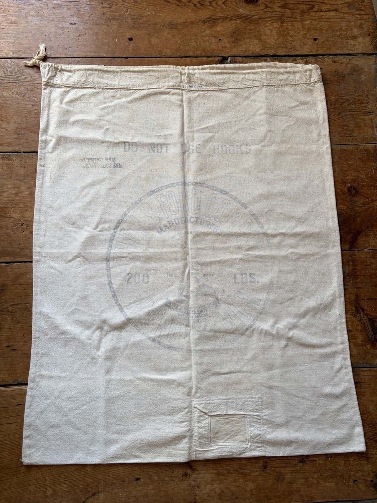 Vintage J. B. Ford Company Soda Ash Michigan Industrial Drawstring Laundry Bag Vintage J. B. Ford Company Soda Ash Michigan Industrial Drawstring Laundry Bag