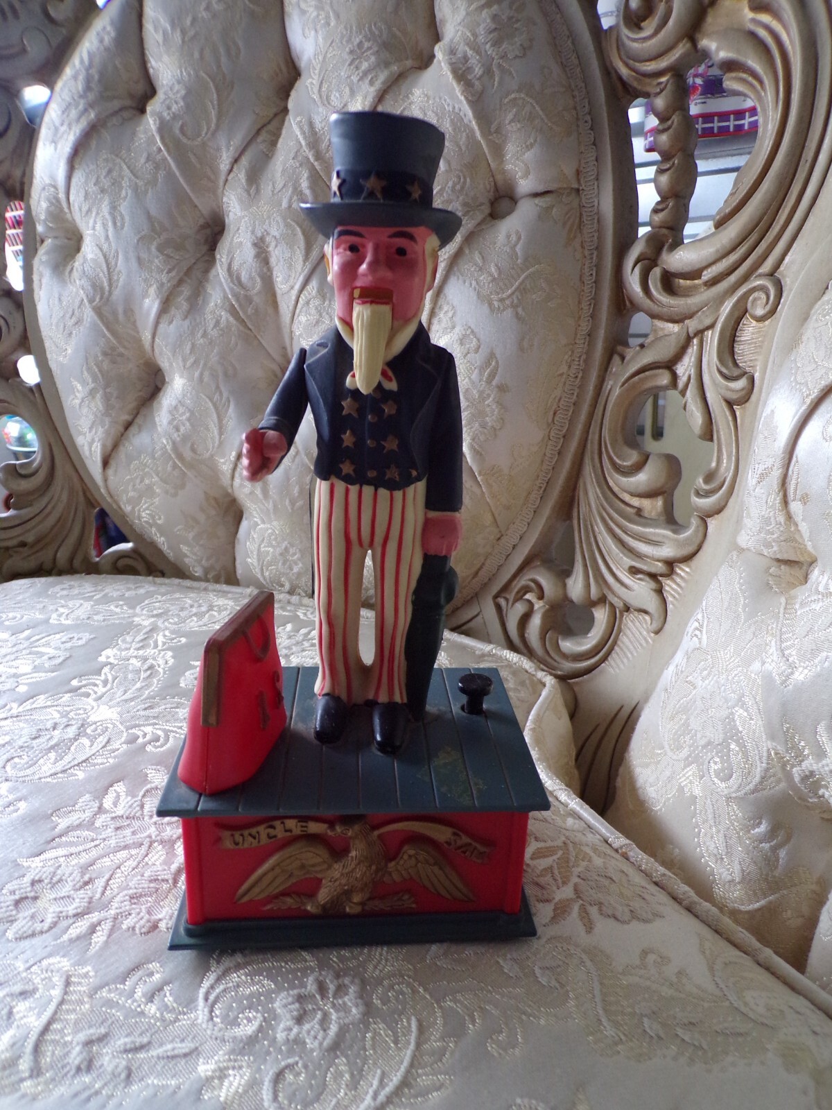 VTG Plastic Uncle Sam Bank