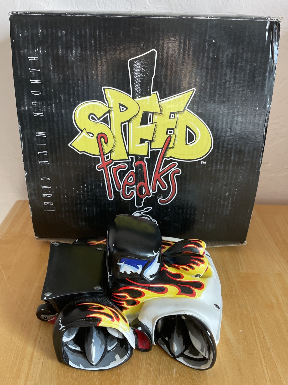 Speed Freaks Heavy Smoker 1956 Ford F100 Resin Sculpture by Terry Ross S47