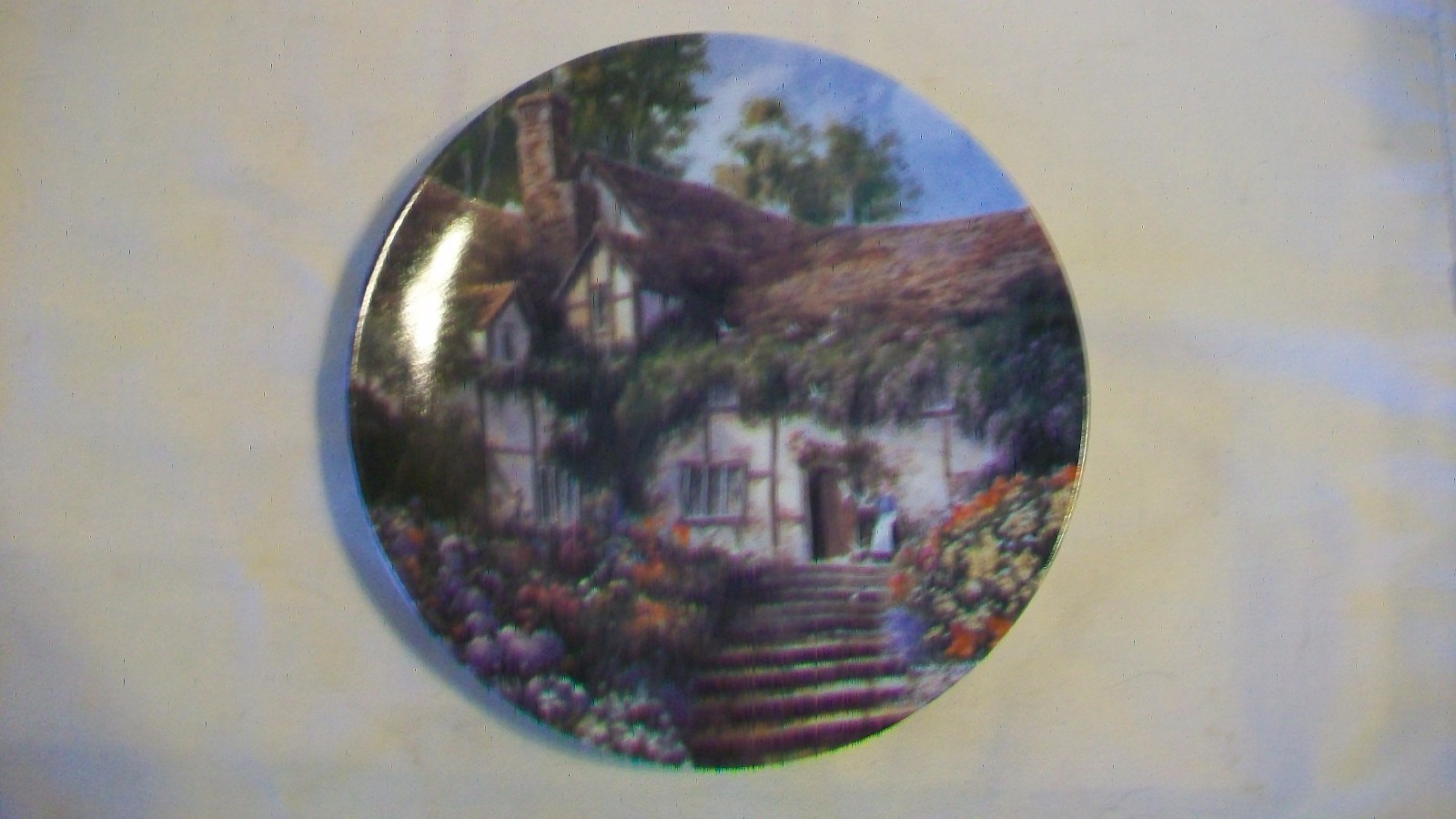 Summer\'s Bright Welcome Along An English Lane by W. F. George Collectors Plate