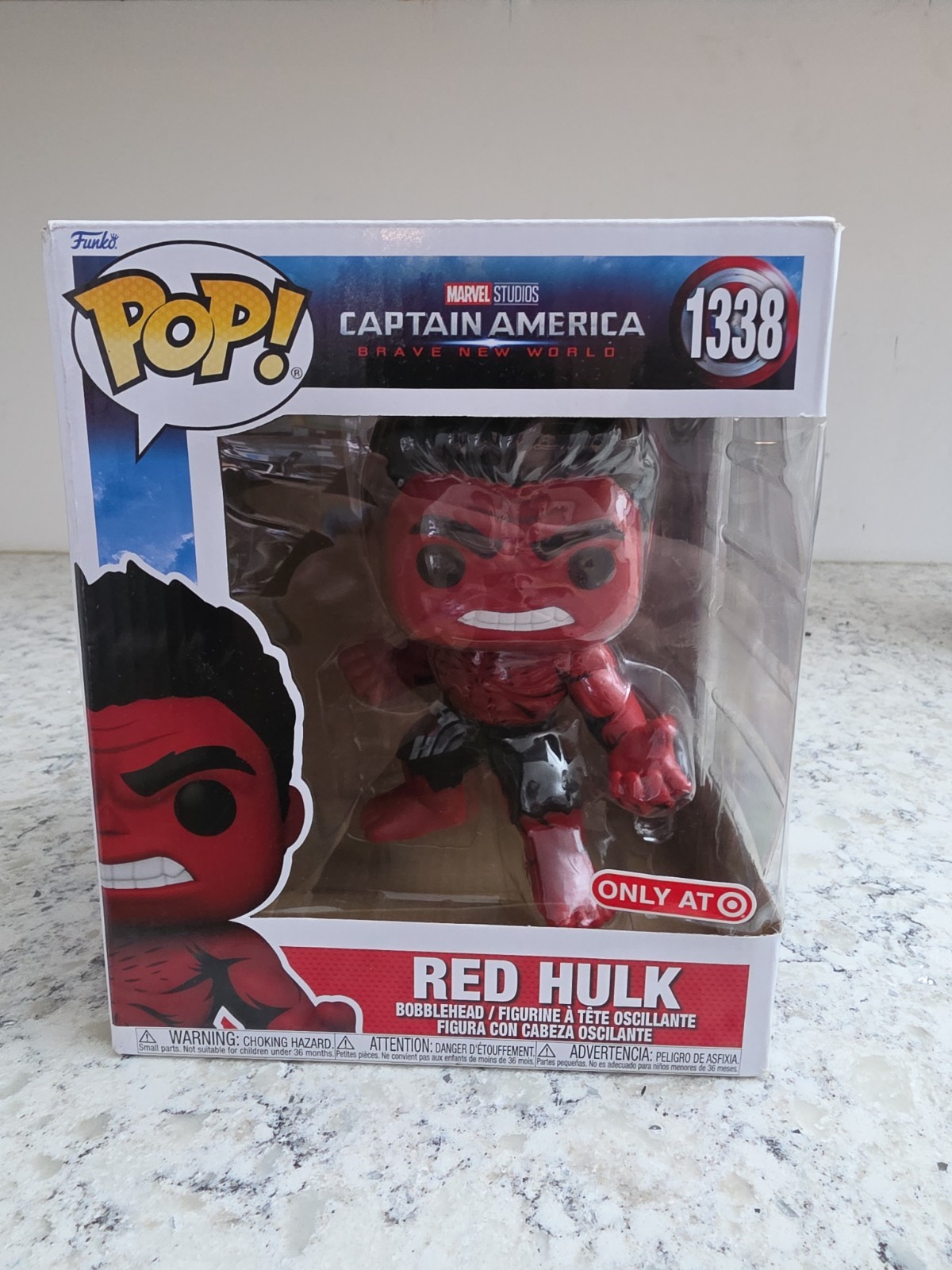 Funko Pop Vinyl Super 6 In: Marvel Red Hulk #1366 SEALED NEW 