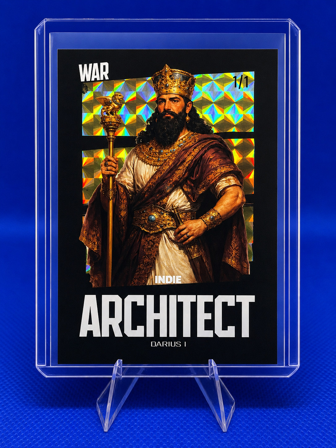 Darius the Great - 2026 INDIE Historic Global Icons - War Architect 1/1 š„Rare Darius the Great - 2026 INDIE Historic Global Icons - War Architect 1/1 š„Rare
