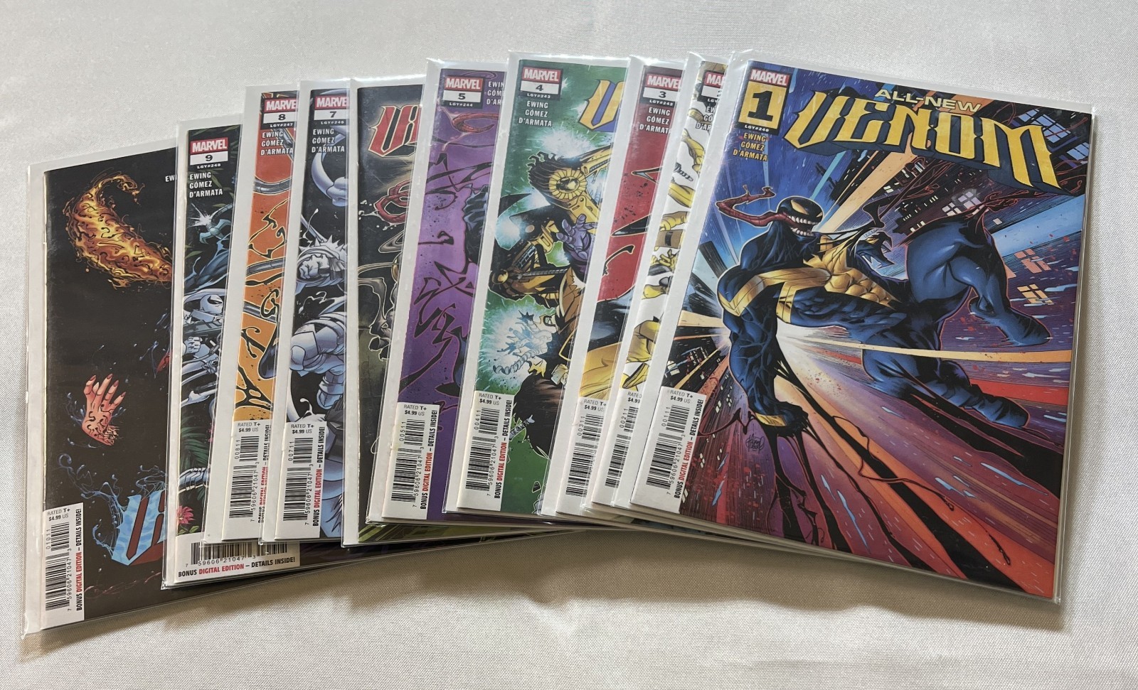 All New Venom (1-10) 2024, Grade = NM/M All New Venom (1-10) 2024, Grade = NM/M