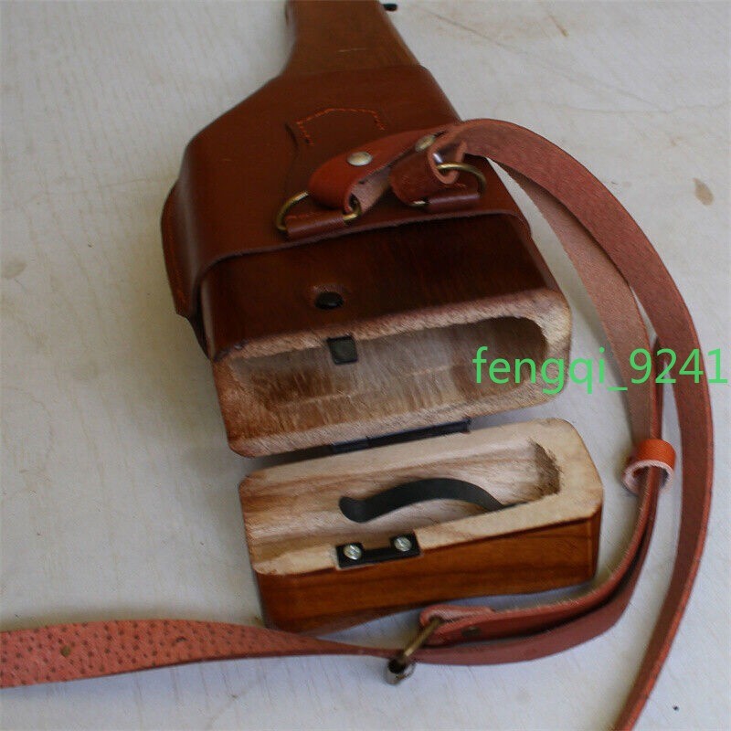 US STOCK Handmade WW2 German Mauser C96 Wood Holster Butt Broomhandle Collect