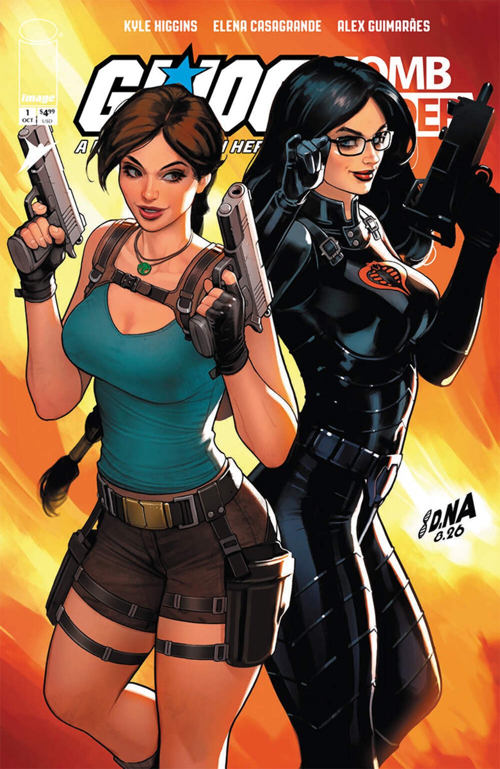 GI JOE A REAL AMERICAN HERO TOMB RAIDER #1 DAVID NAKAYAMA EXCLUSIVE