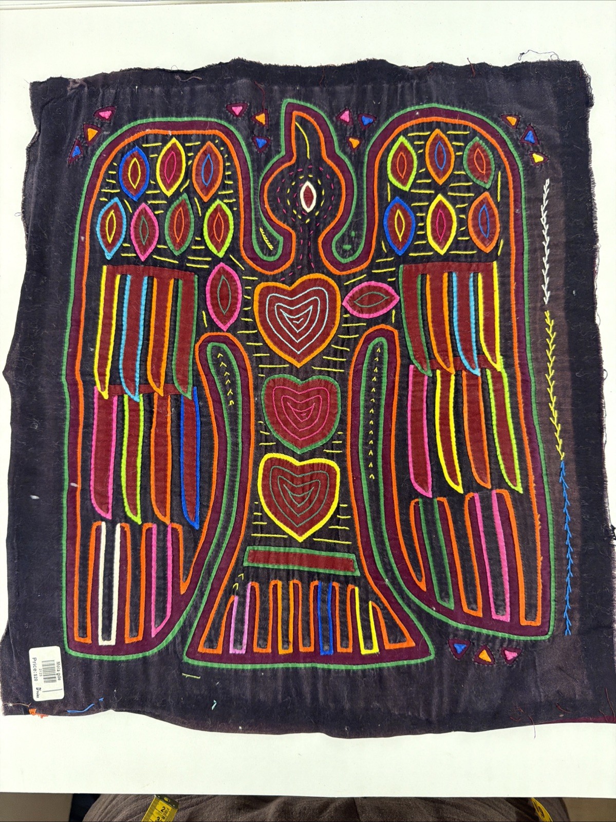 Estate Vintage Kuna Mola Folk Art Textile 16