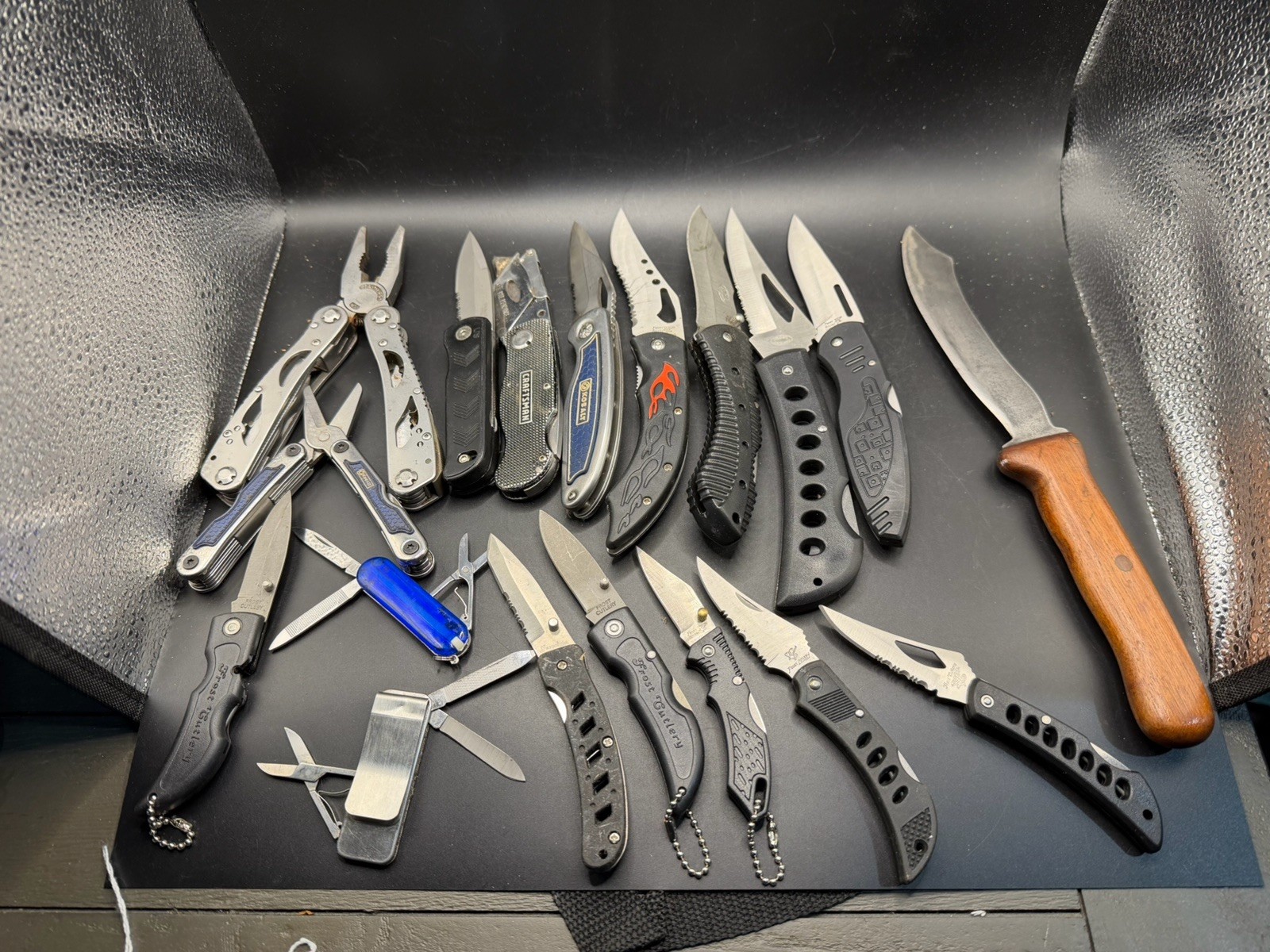 Pocket Knife Multi Tool Lot Frost Cutlery Craftsman Kobalt Eagle Eye Falcon 18pc