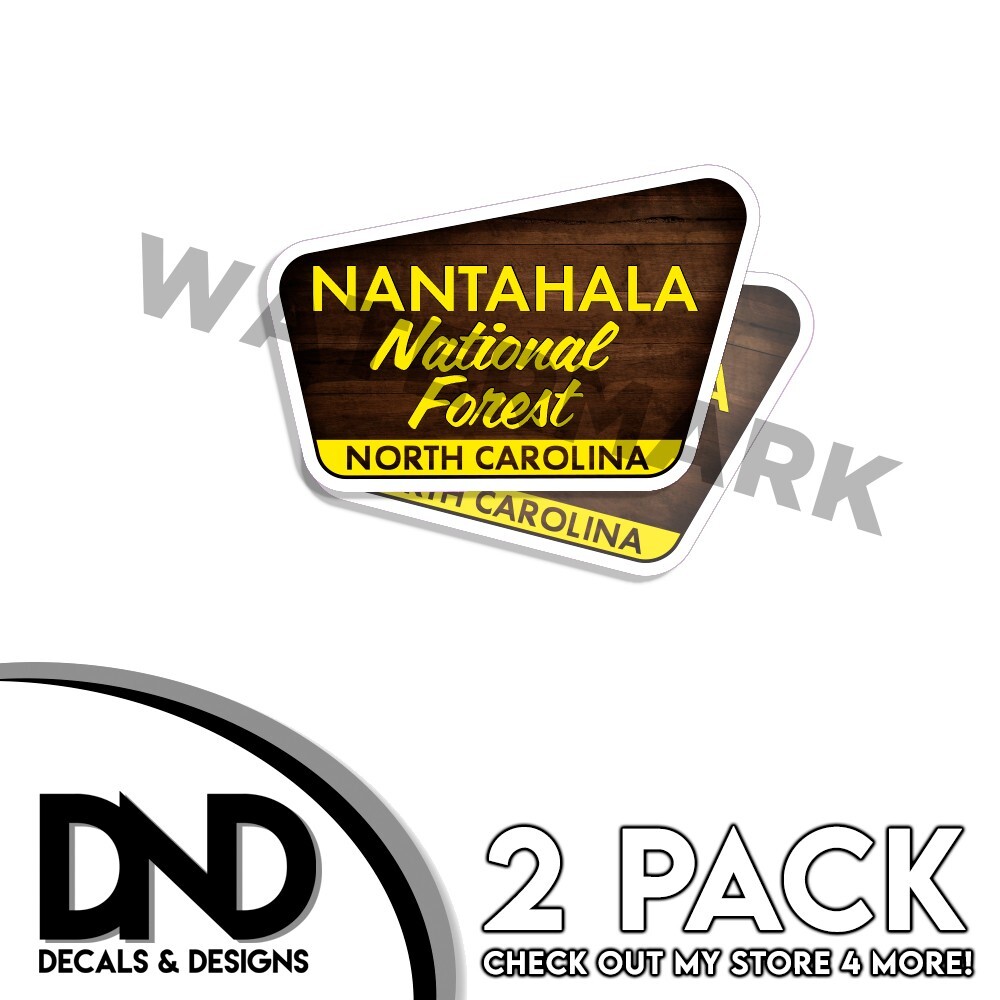 Nantahala National Forest North Carolina Decal 4 Nantahala National Forest North Carolina Decal 4