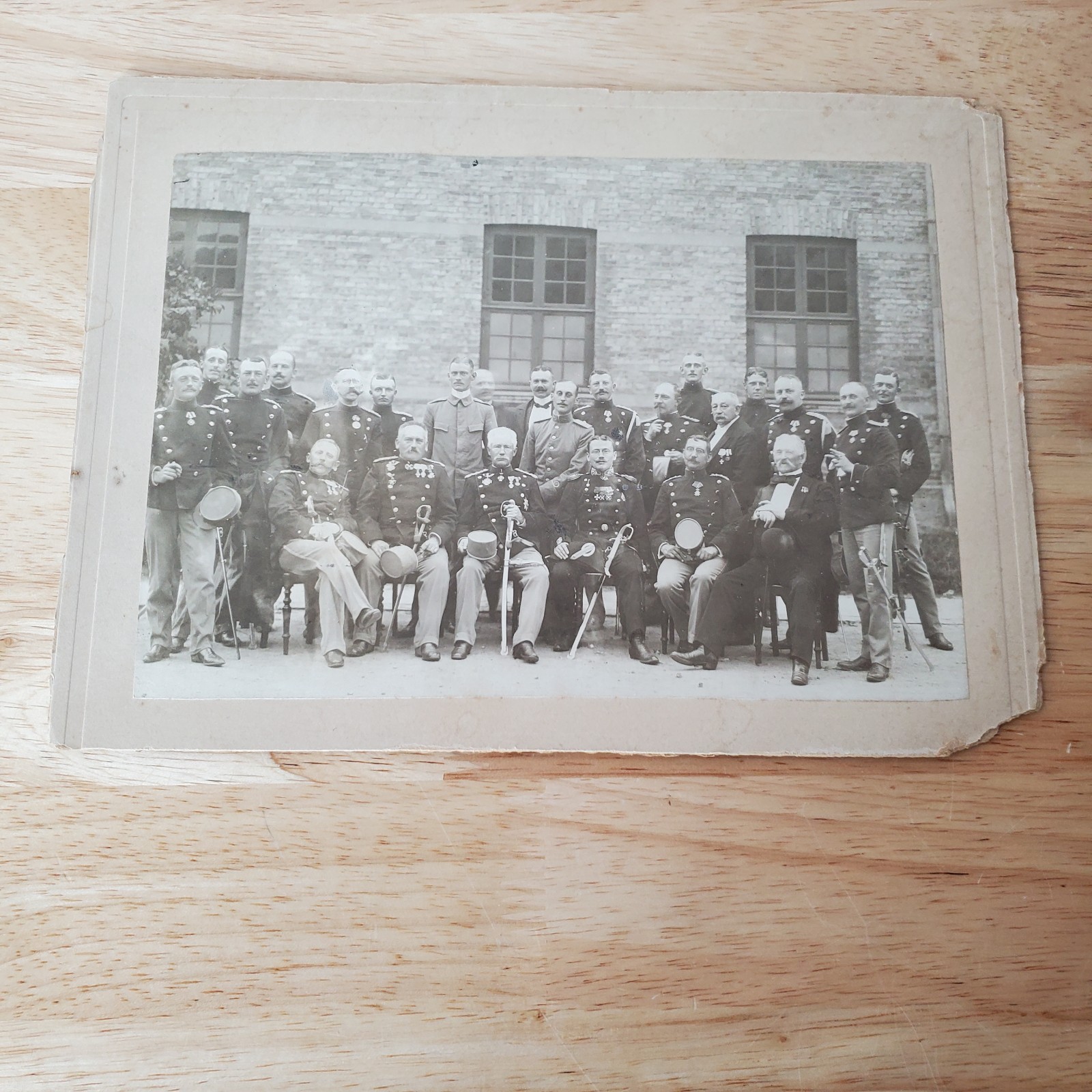 Antique 1908 Fraternal Photo Carl Christian Etting Uniform