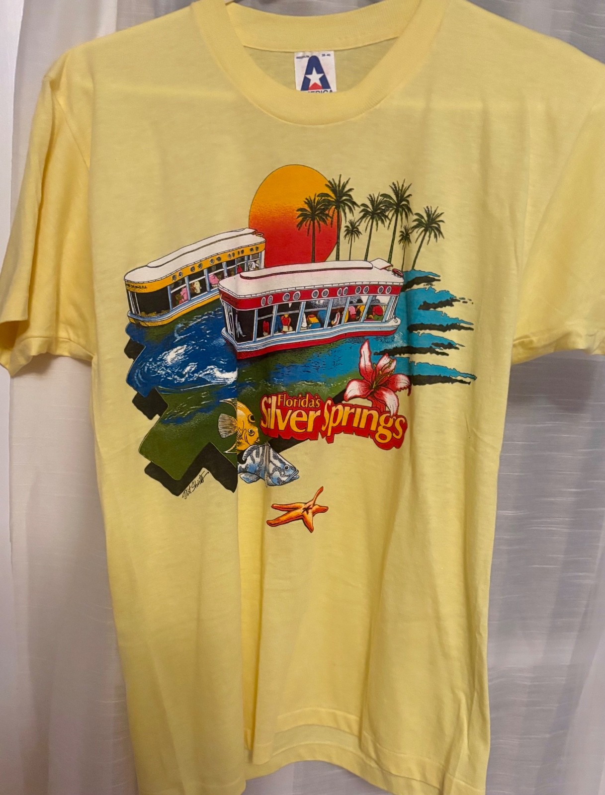 Vintage 1970s Silver Springs Florida Souvenir T-Shirt M Vintage 1970s Silver Springs Florida Souvenir T-Shirt M
