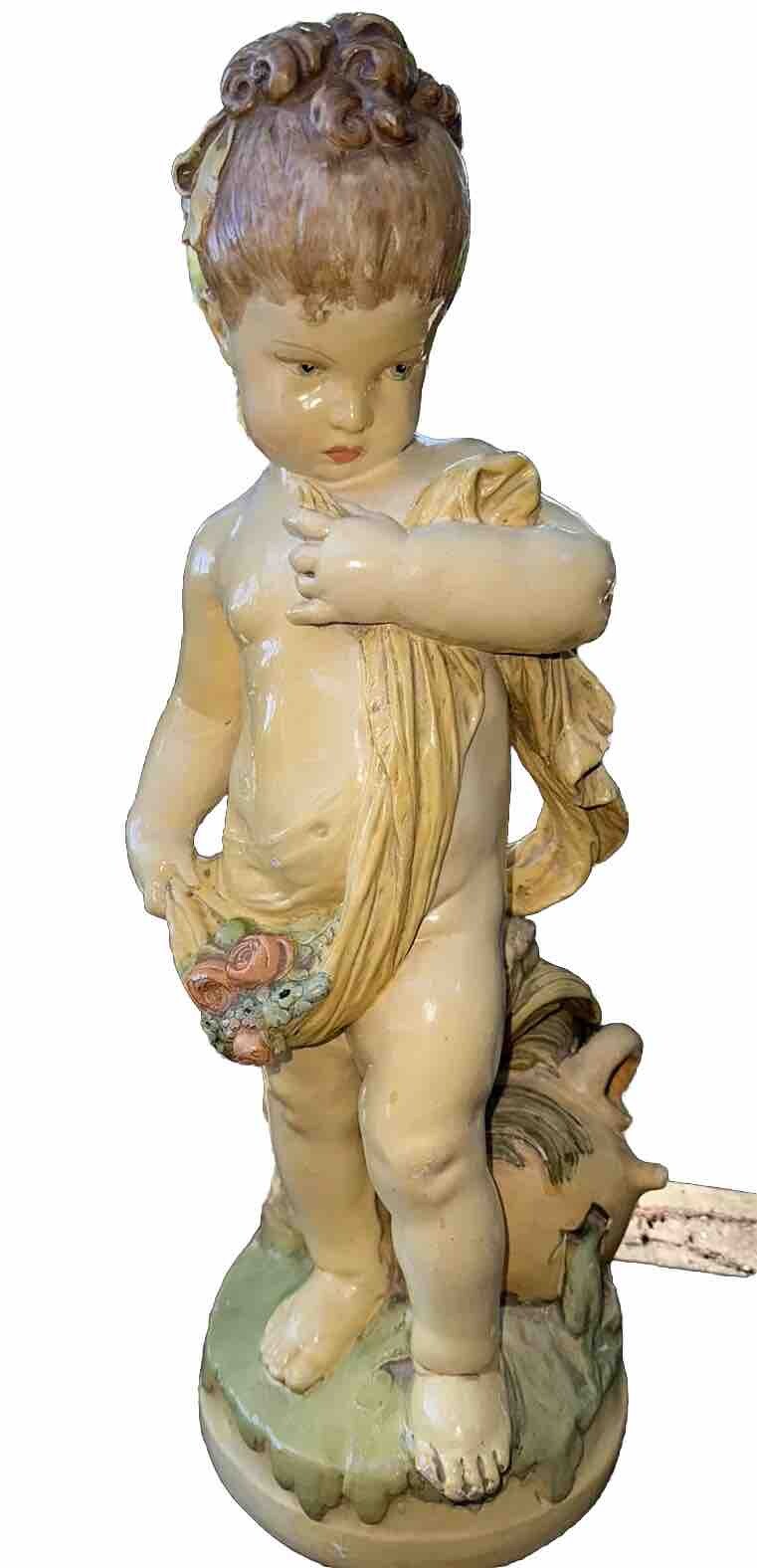 19th Century Putto Statue 16 ” France