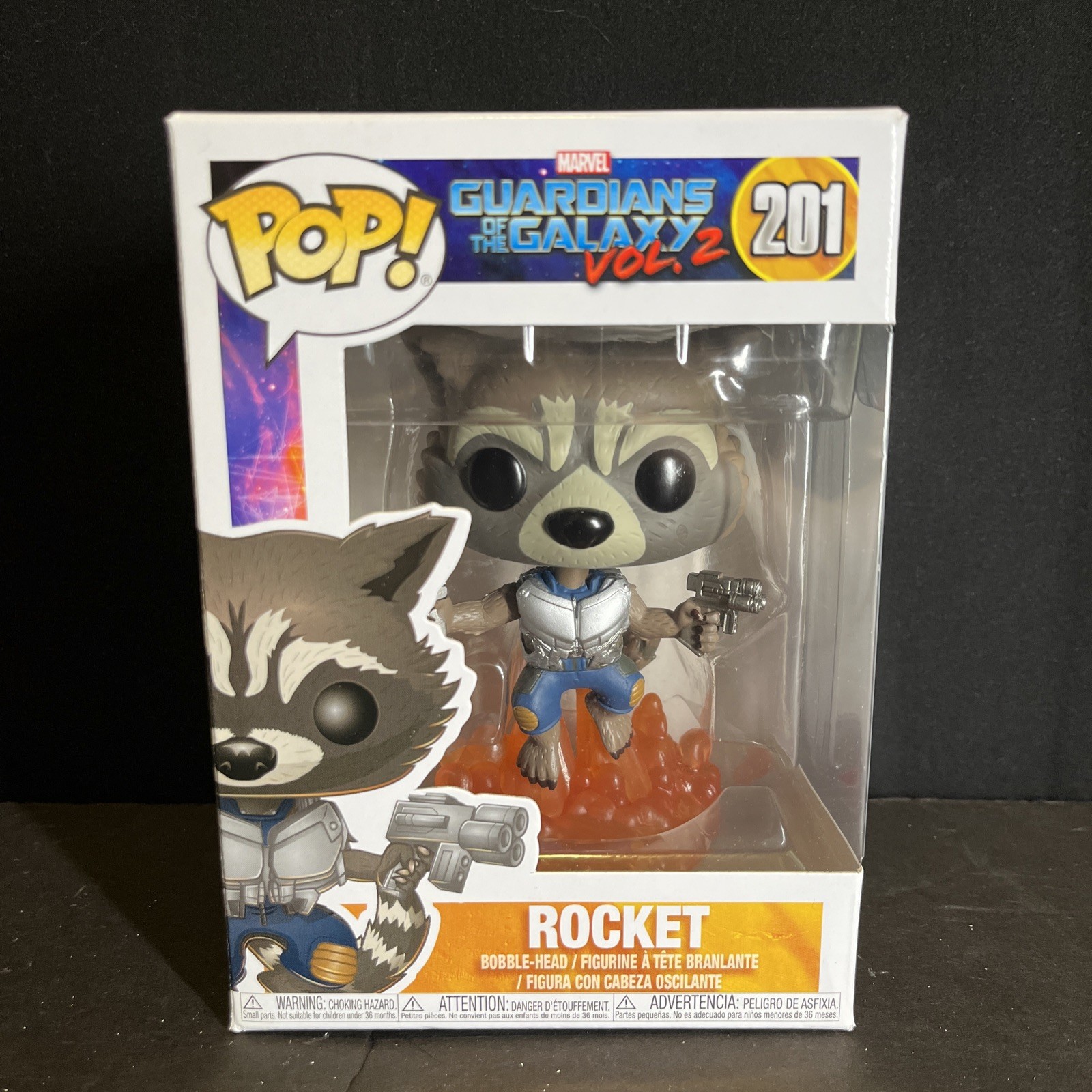 Funko Pop Vinyl: Marvel - Rocket Raccoon #201 Funko Pop Vinyl: Marvel - Rocket Raccoon #201