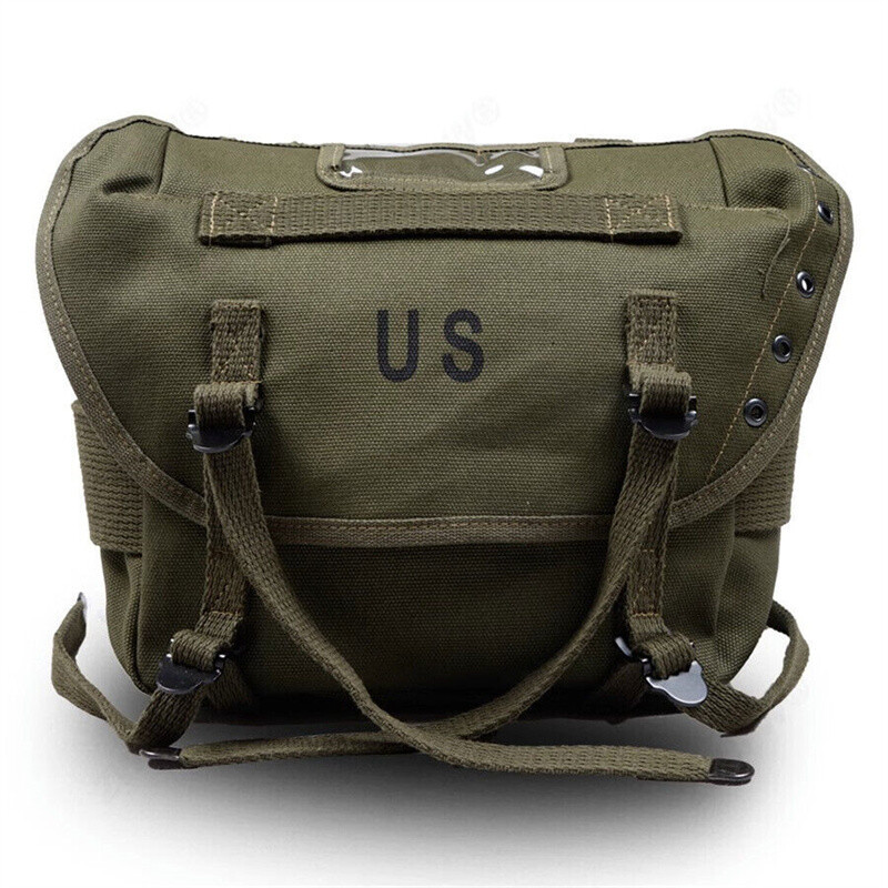 WW II Replica U.S. Vietnam War M1961 Butt-pack Combat Canvas Bag Pack Satchel 