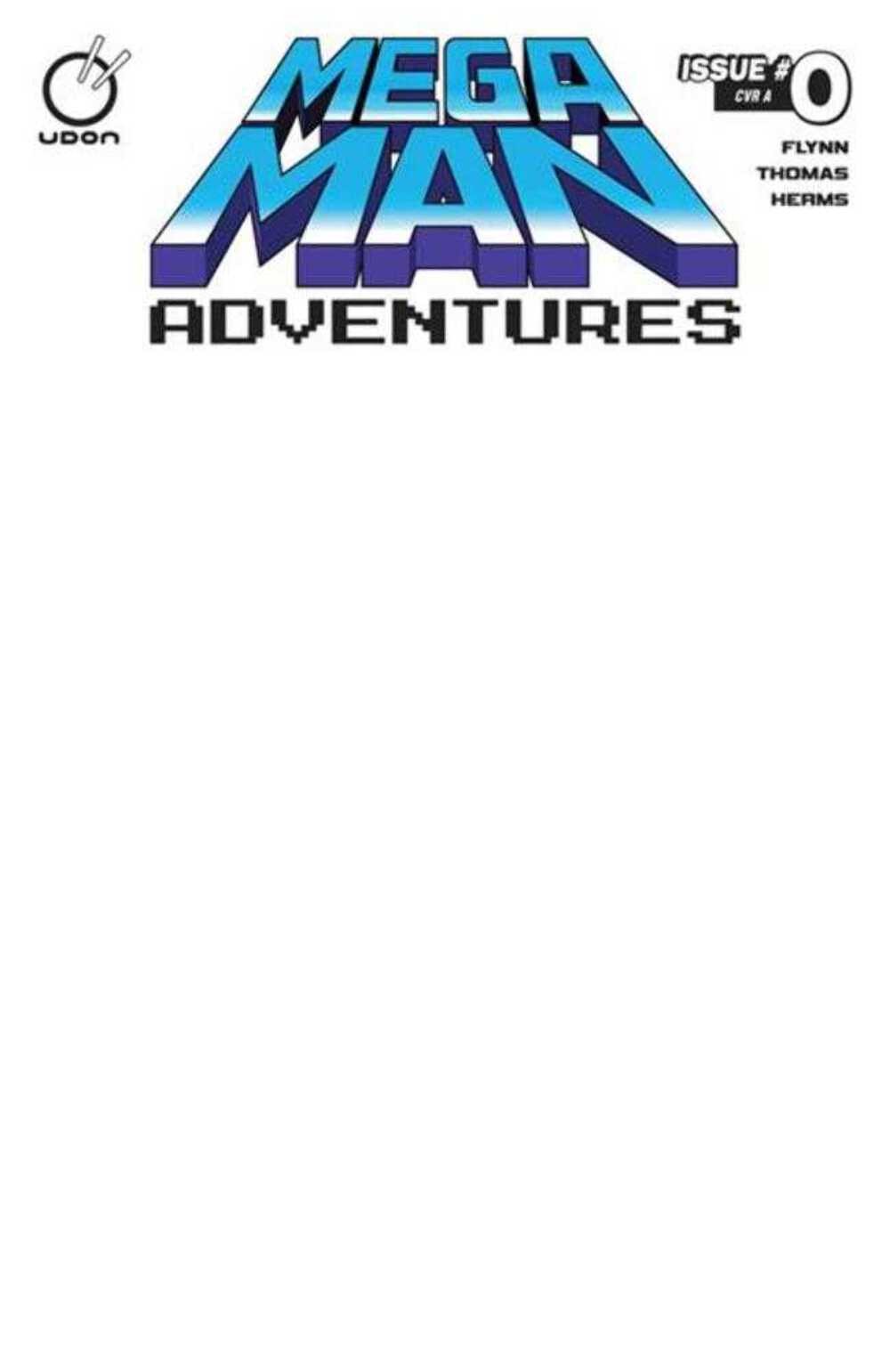 Pre-Order Mega Man Adventures #0 (One Shot) Cover D Blank Sketch Variant Comics