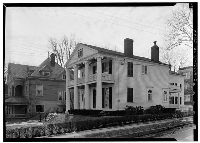 Binghamton NY Franklin Whitney House Front Street 1900s Colonial Home