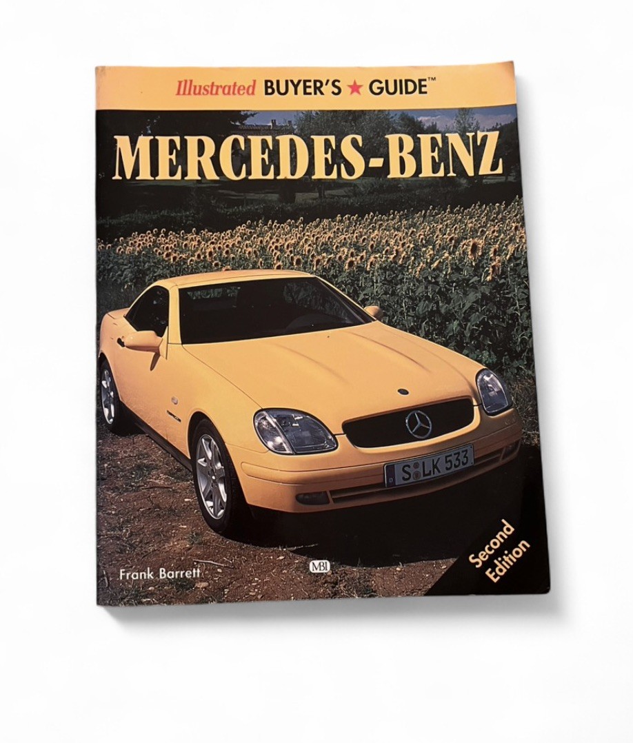 Vintage 1998 Illustrated Mercedes-Benz Buyers Guide by Frank Barrett SIGNED Copy