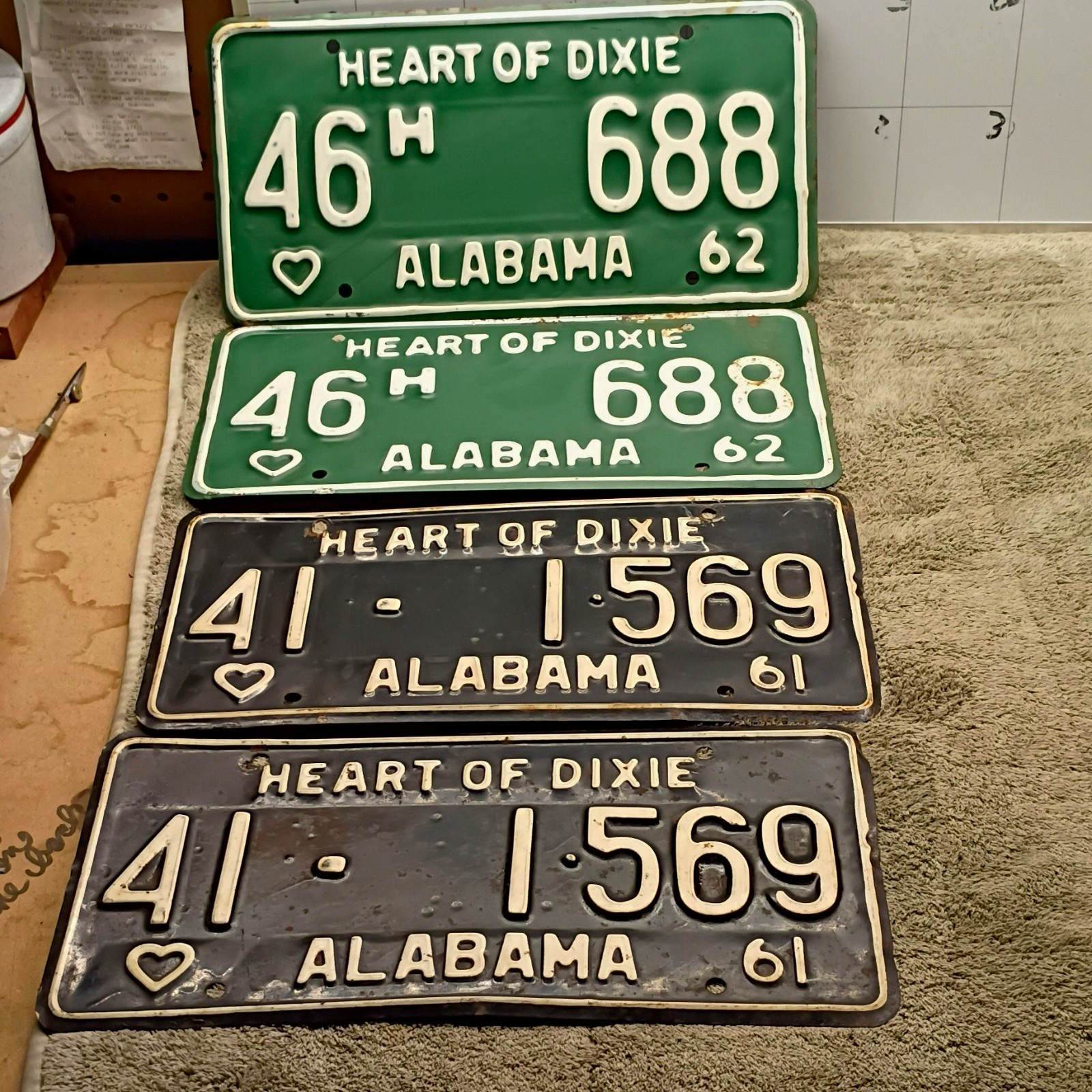 Vintage 1961-1962 Alabama 