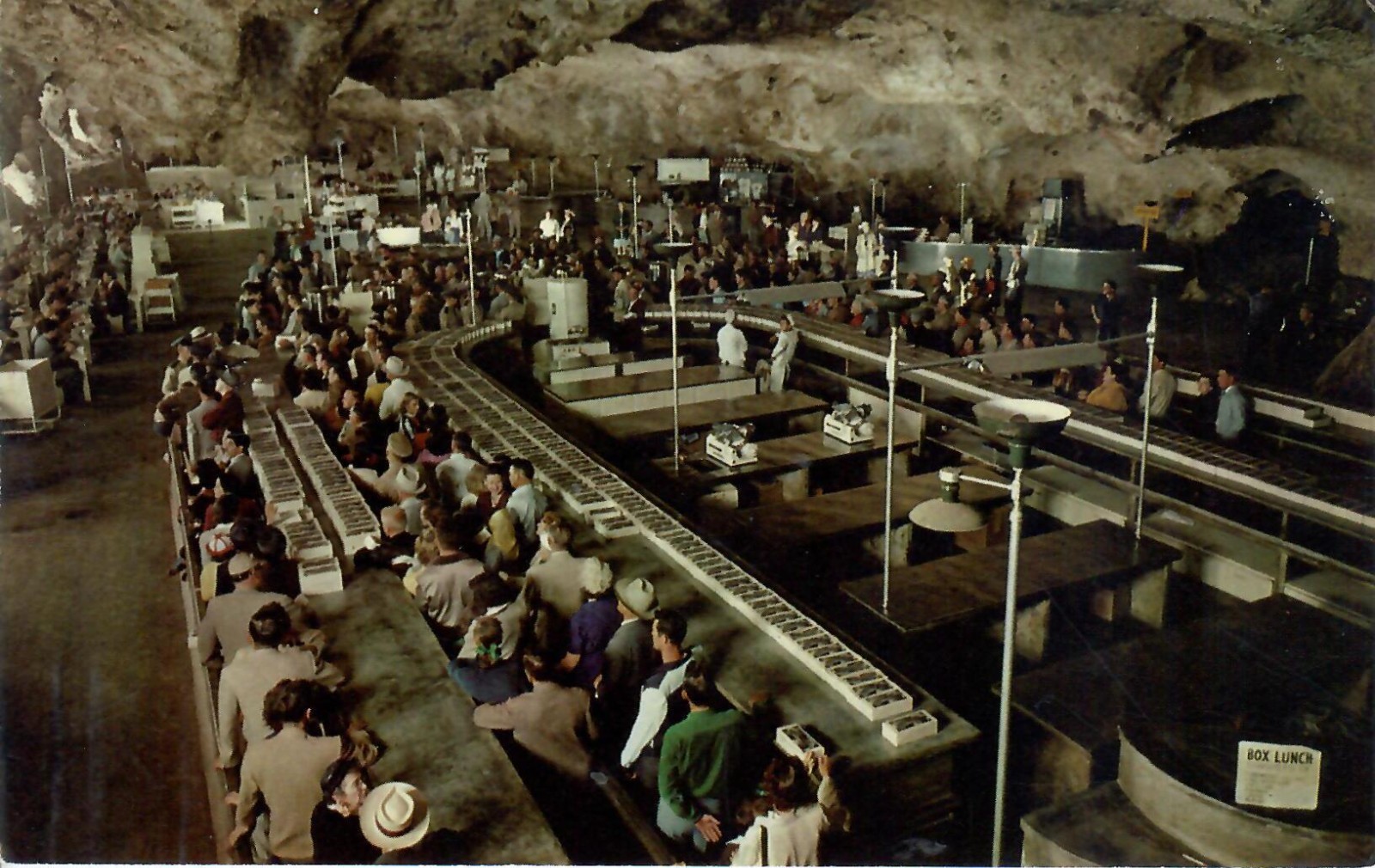 Underground Lunch Room 754 Feet Down Carlsbad Caverns National Park NM