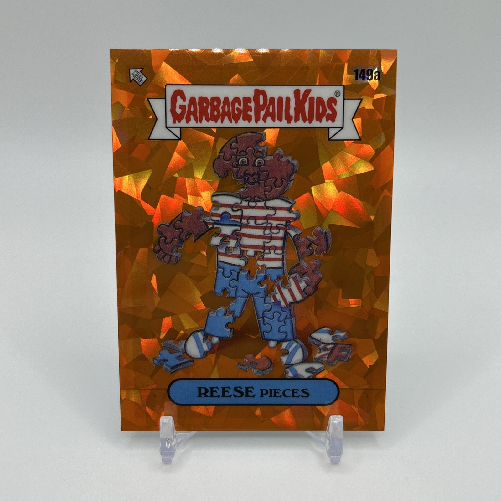 2021 Topps Garbage Pail Kids Reese Pieces Orange Sapphire SSP #/25 #149a 2021 Topps Garbage Pail Kids Reese Pieces Orange Sapphire SSP #/25 #149a