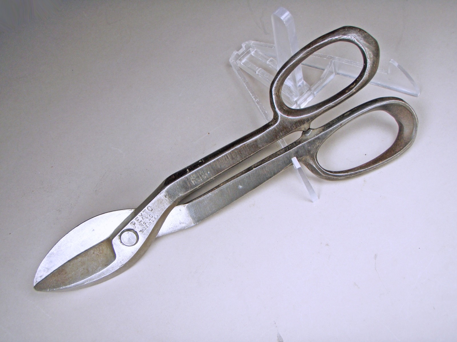 Vintage Pexto No 10 Tin Snips 11.5
