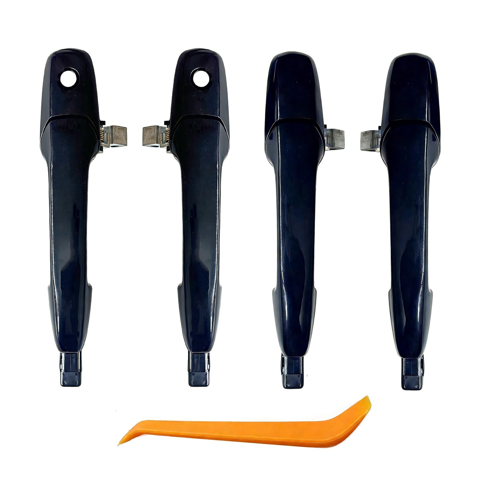 4 Pcs Exterior Door Handle Front &Rear Driver and Passenger Side Compatible w... 4 Pcs Exterior Door Handle Front &Rear Driver and Passenger Side Compatible w...
