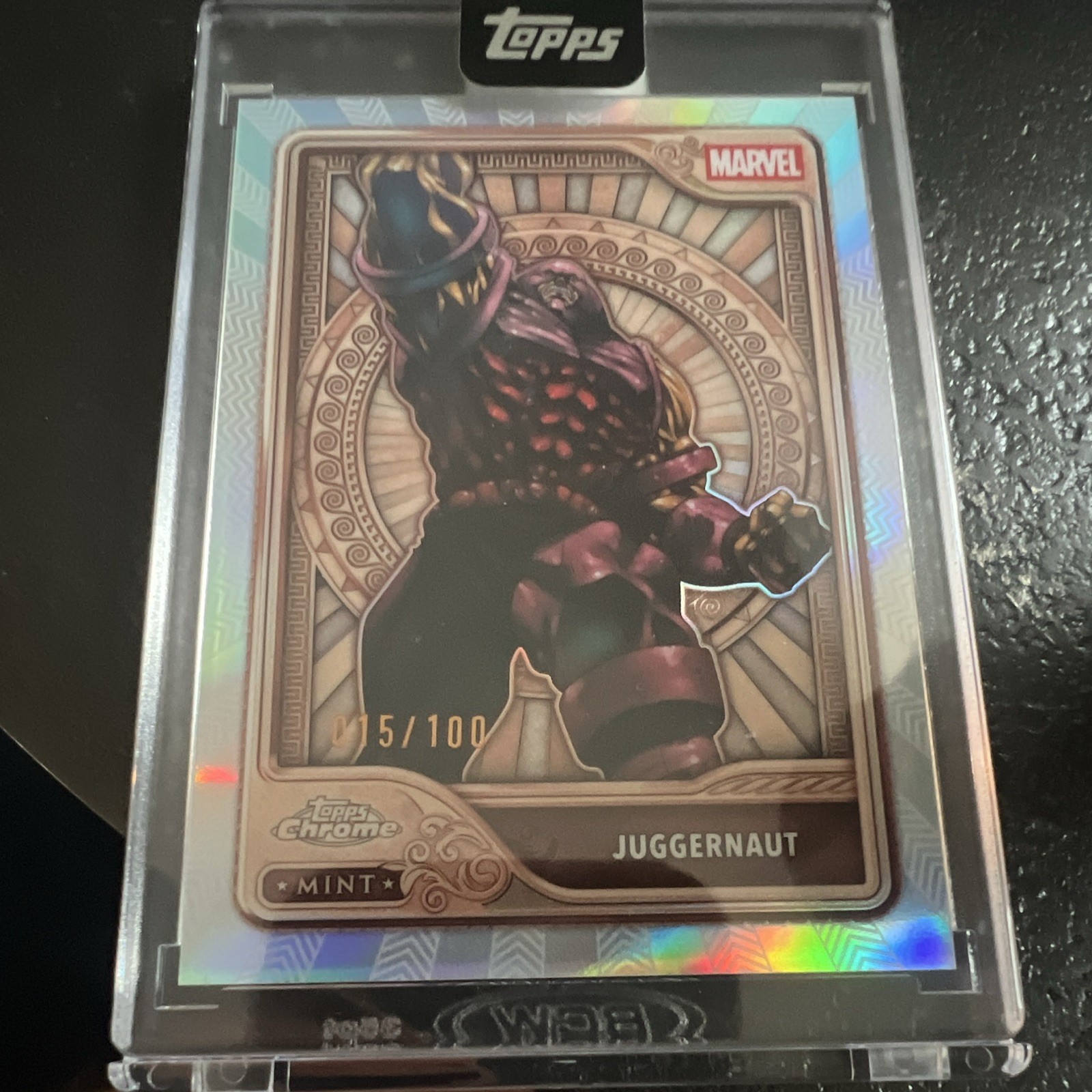 Topps 2026 Topps Mint Marvel Juggernaut #37 Bronze Insert Serial 15/100