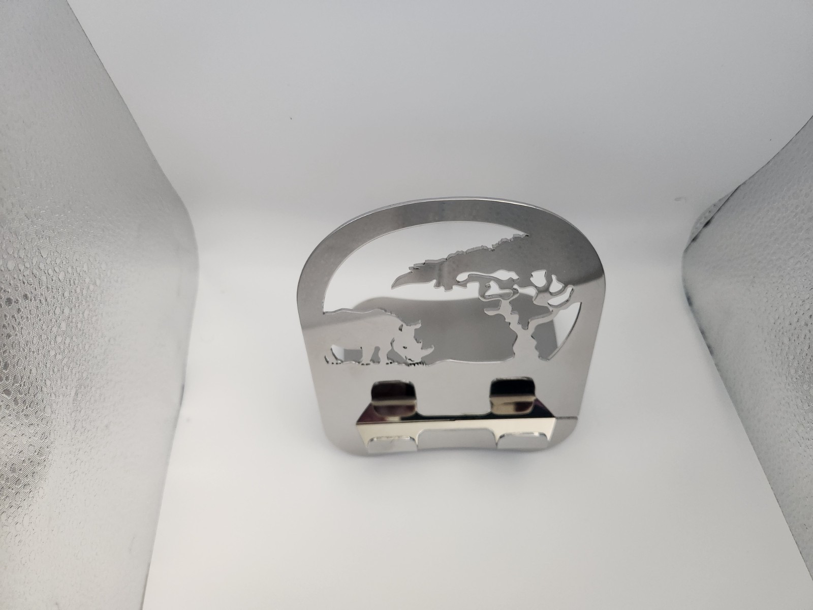 Vintage Carrol Boyes South African Book Stand / Holder Art Rhino Vintage Carrol Boyes South African Book Stand / Holder Art Rhino