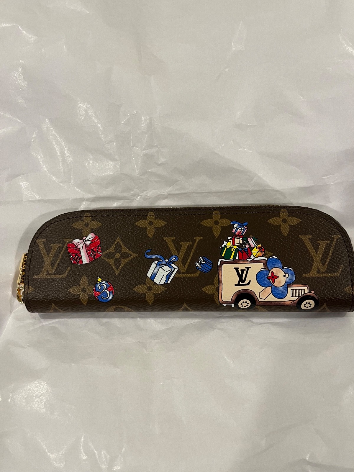 Louis Vuitton Pencil Case - Holiday Design