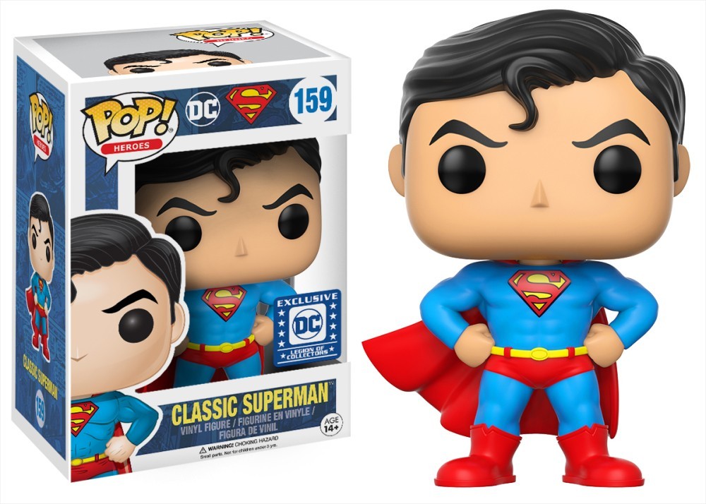 Funko POP Heroes DC Comics DC Comics Classic Superman #159 Vinyl Figure