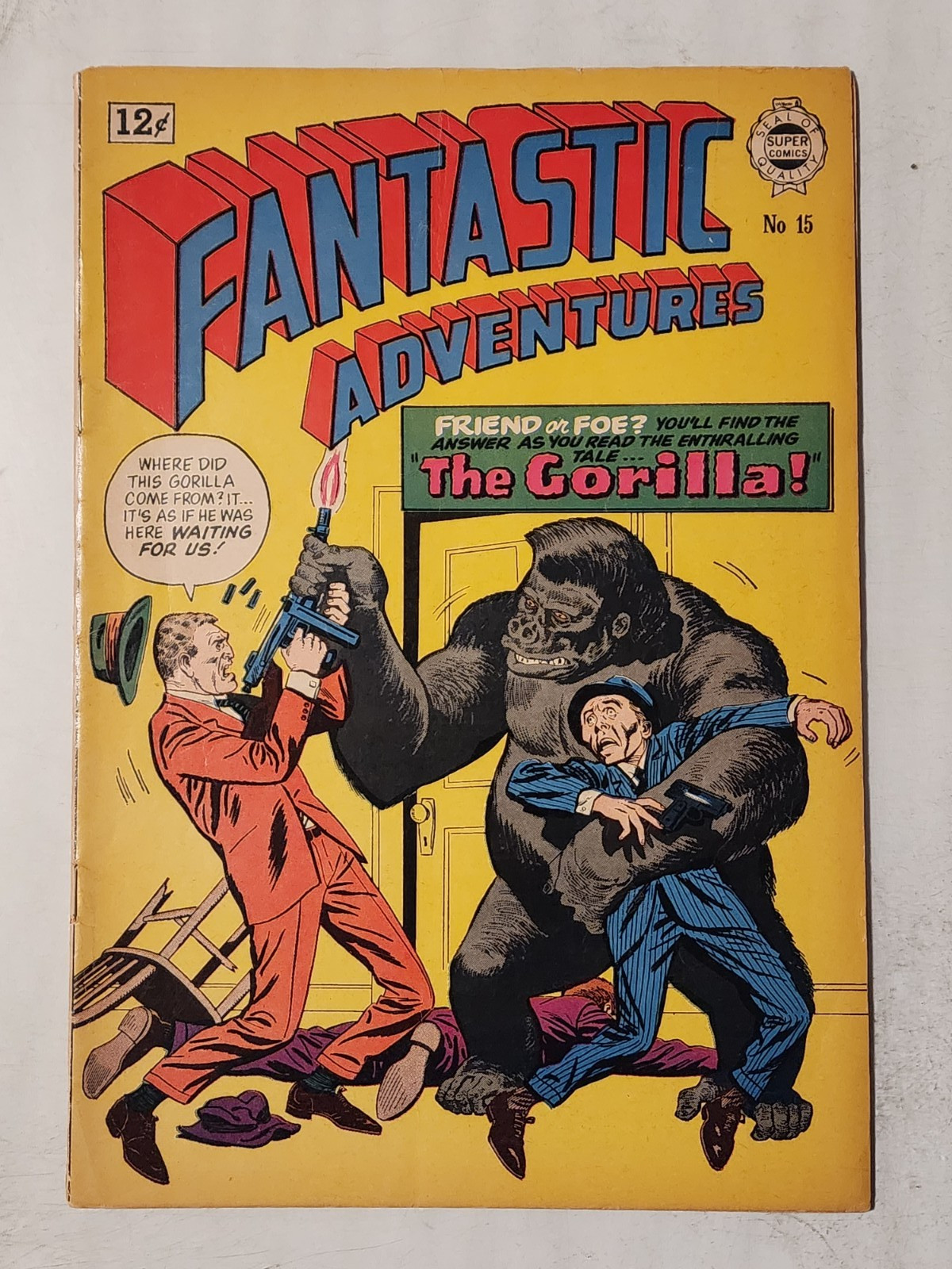 Fantastic Adventures #15 1964 I.W. Publishing Super Comics The Gorilla