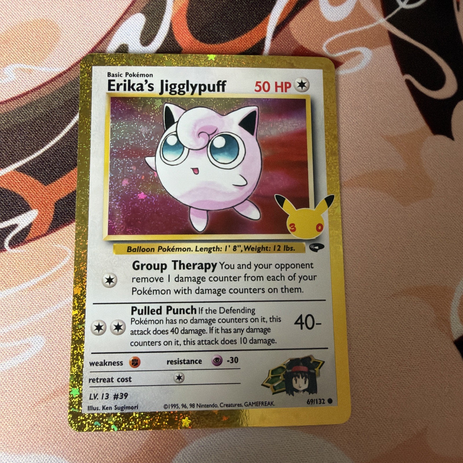 Erika’s Jigglypuff 69/132 30th Anniversary Classic Collection NM Pokémon TCG Erika’s Jigglypuff 69/132 30th Anniversary Classic Collection NM Pokémon TCG