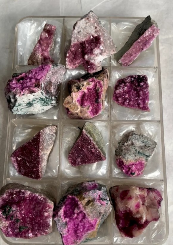 Beautiful Pink Cobaltocalcite – 12 Piece Lot 💗 (Collector Grade)