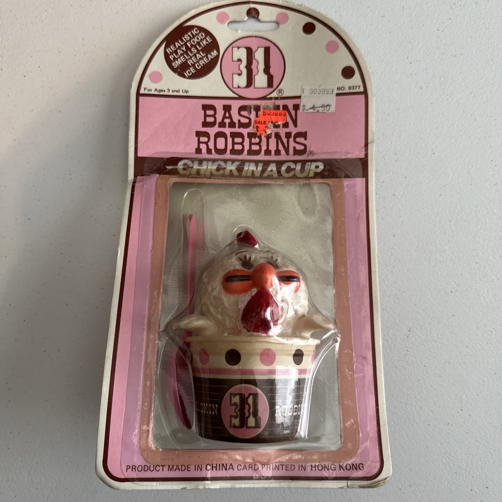 New Baskin Robbin’s Vintage 1987 Play Food Chick In A Cup New Baskin Robbin’s Vintage 1987 Play Food Chick In A Cup