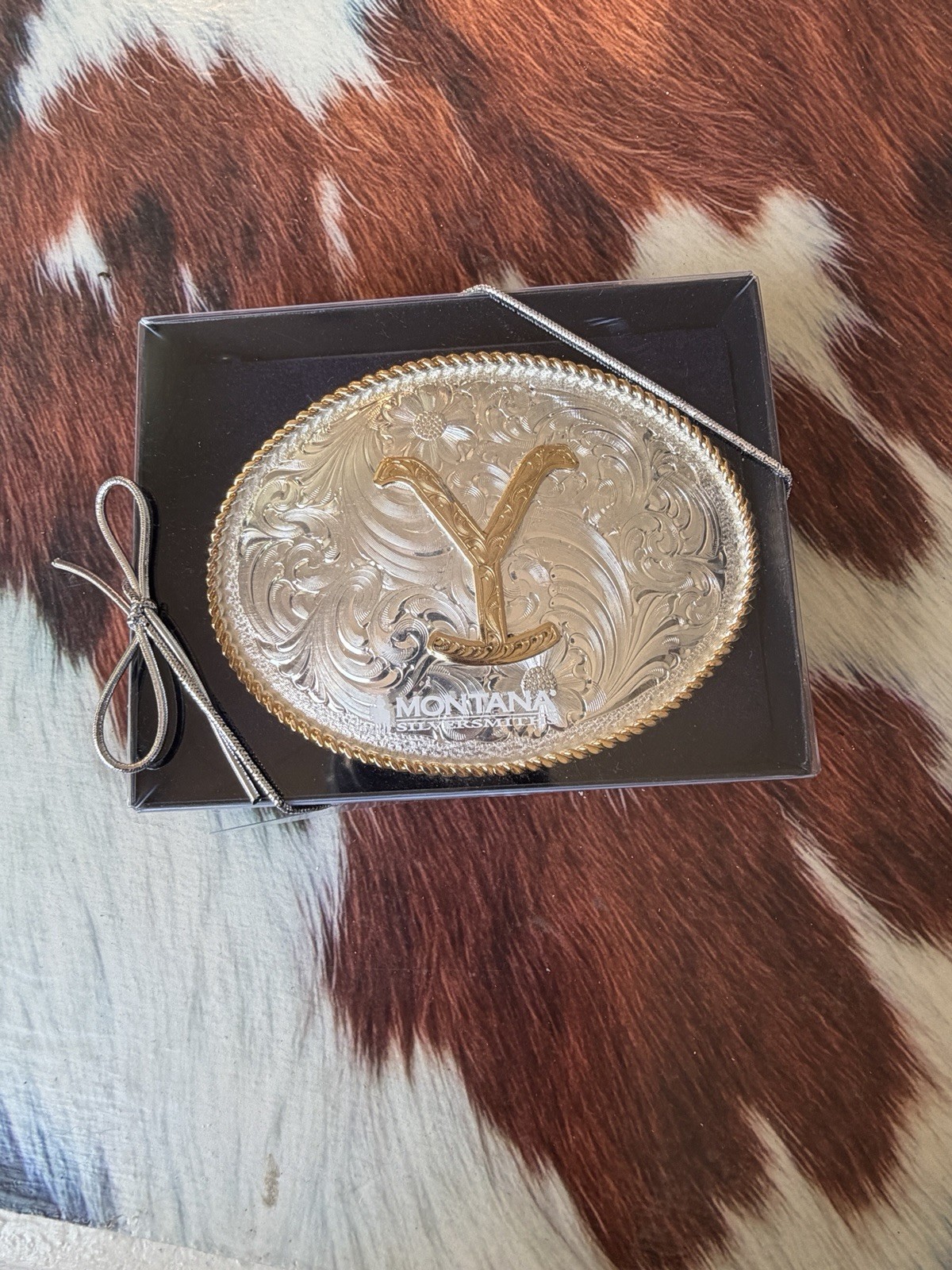 2020 Spike Cable Paramount Yellowstone Dutton Ranch Montana Silversmiths Buckle