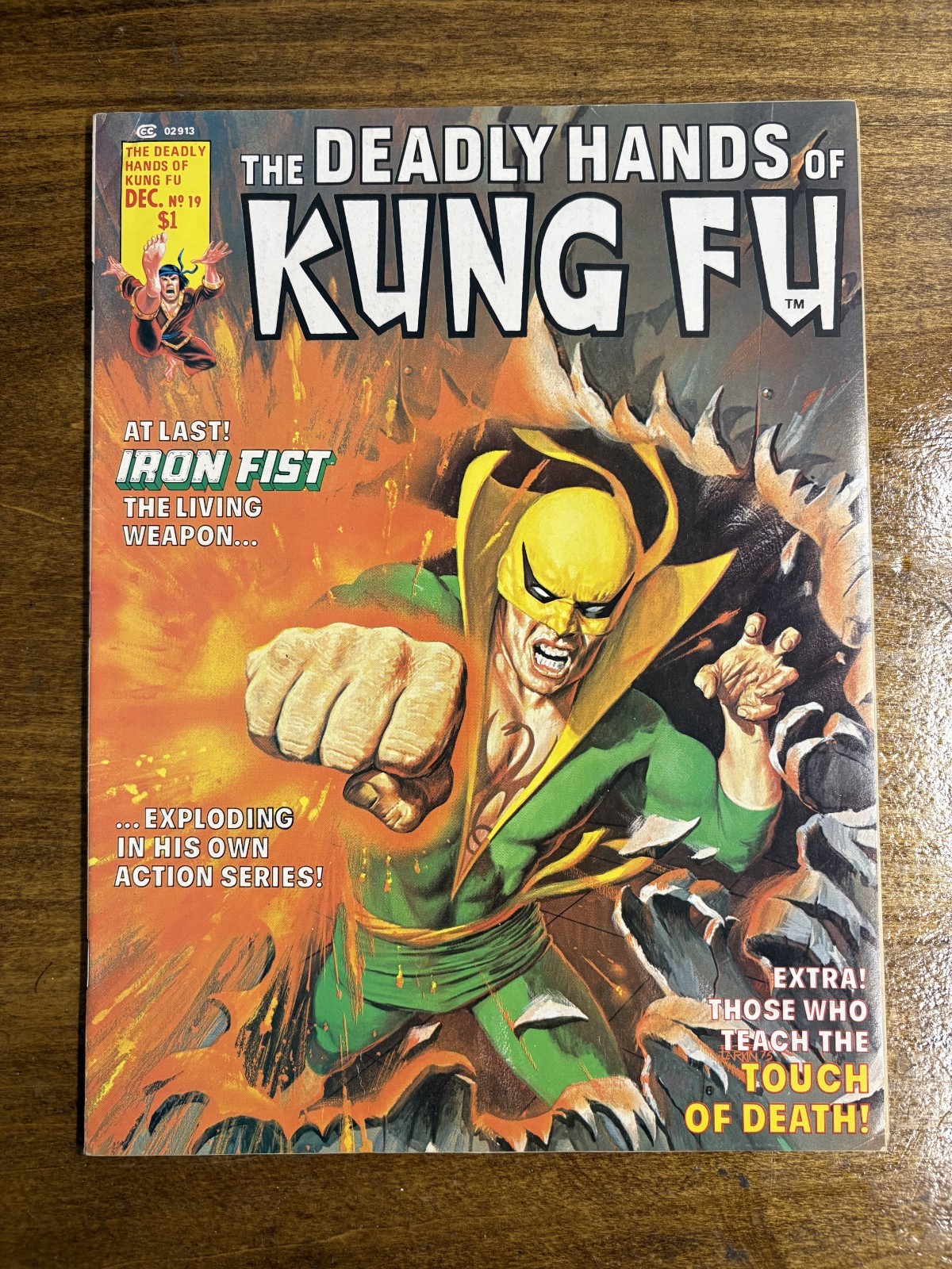THE DEADLY HANDS OF KUNG FU #19 - 1st Appearance of White Tiger - 1975