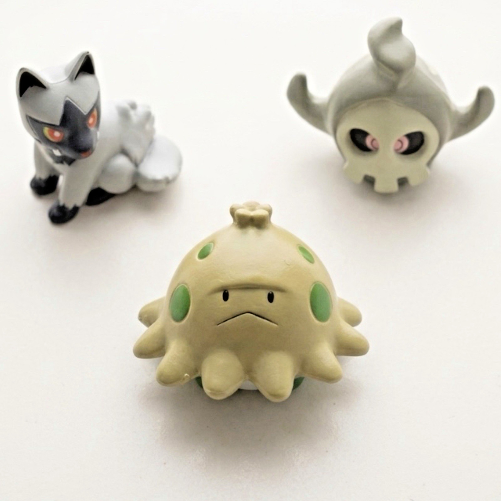 Bandai Pokémon Battle Mini Figure Lot Poochyena Shroomish Duskull 2006 Vintage Bandai Pokémon Battle Mini Figure Lot Poochyena Shroomish Duskull 2006 Vintage