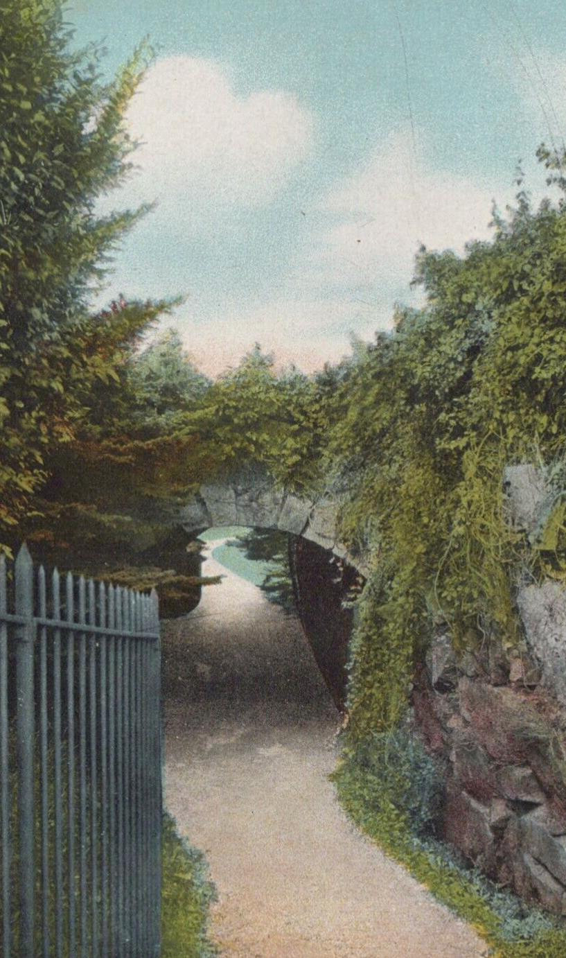 The Tunnel in Cliff of Newport Rhode Island Undivided Back Vintage Post Card