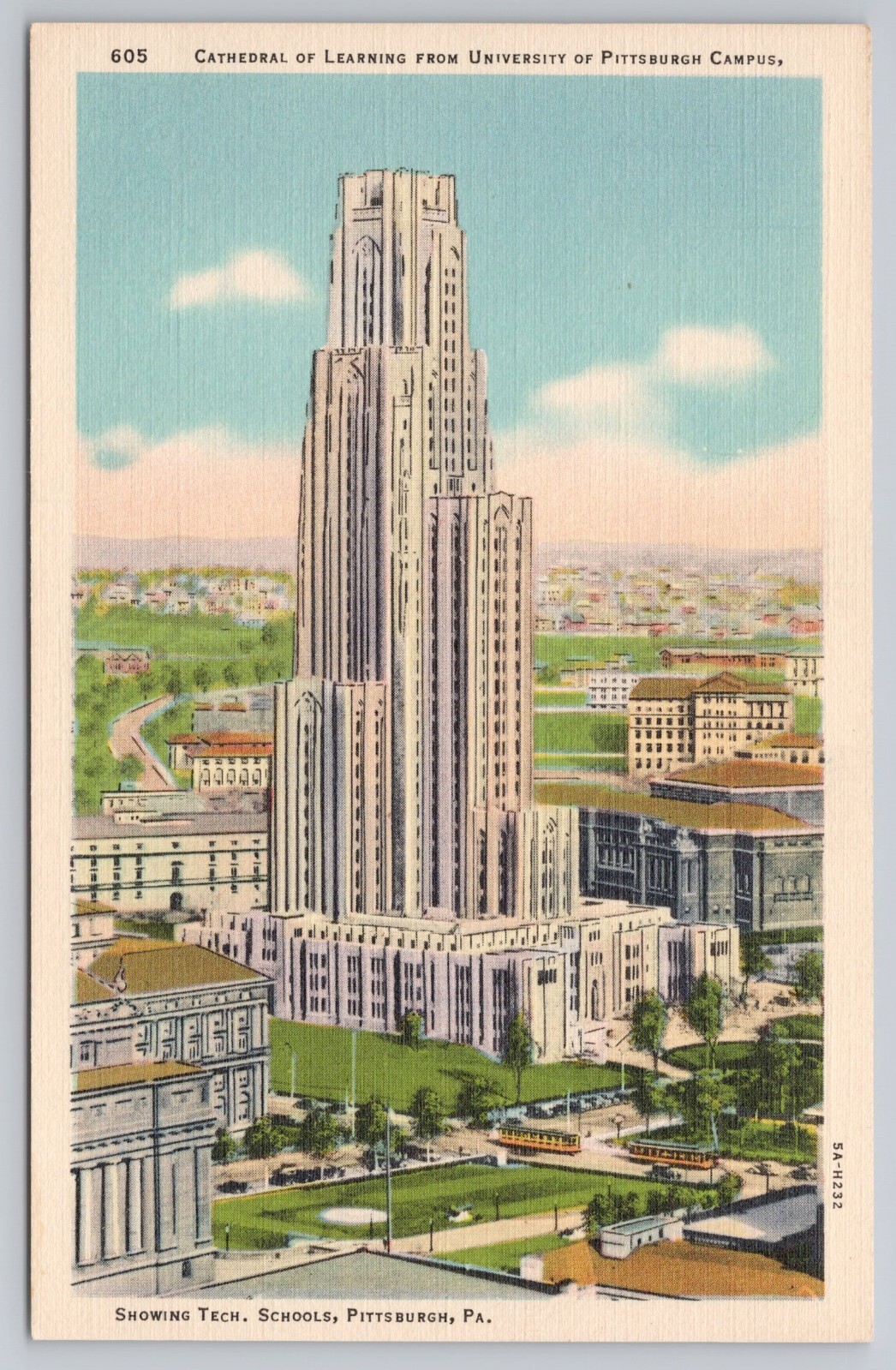 Cathedral of Learning from University of Pittsburgh Campus PA UNP Tech Schools Cathedral of Learning from University of Pittsburgh Campus PA UNP Tech Schools