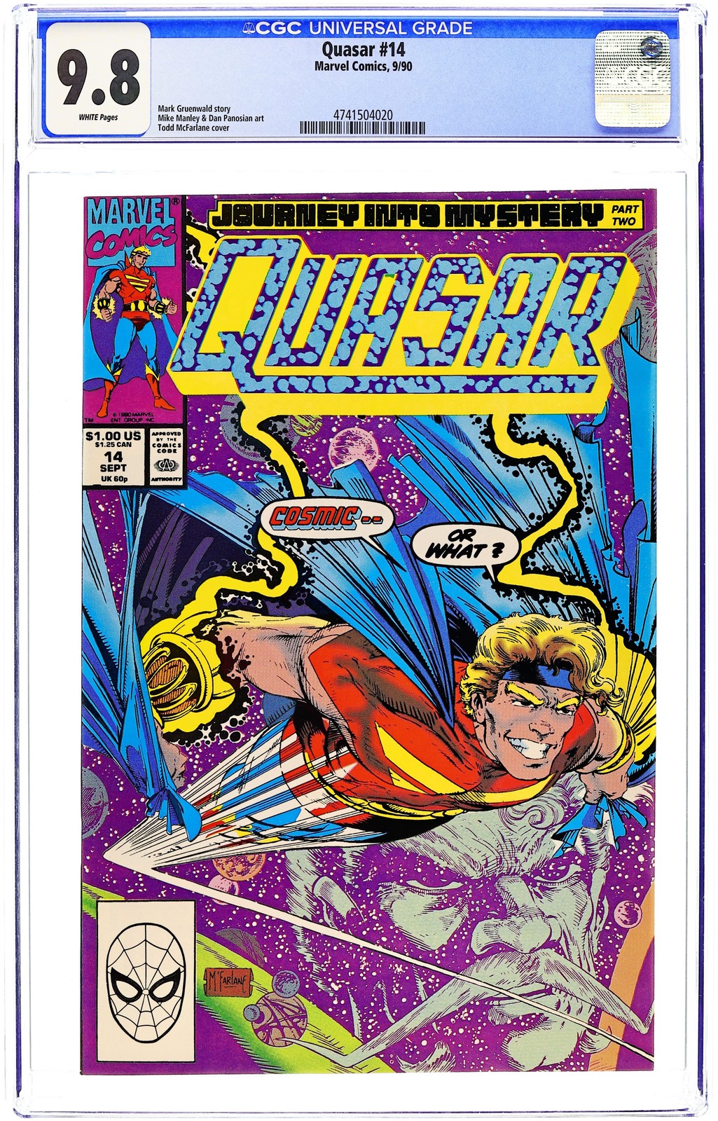 Quasar #14 CGC 9.8 1990 4741504020